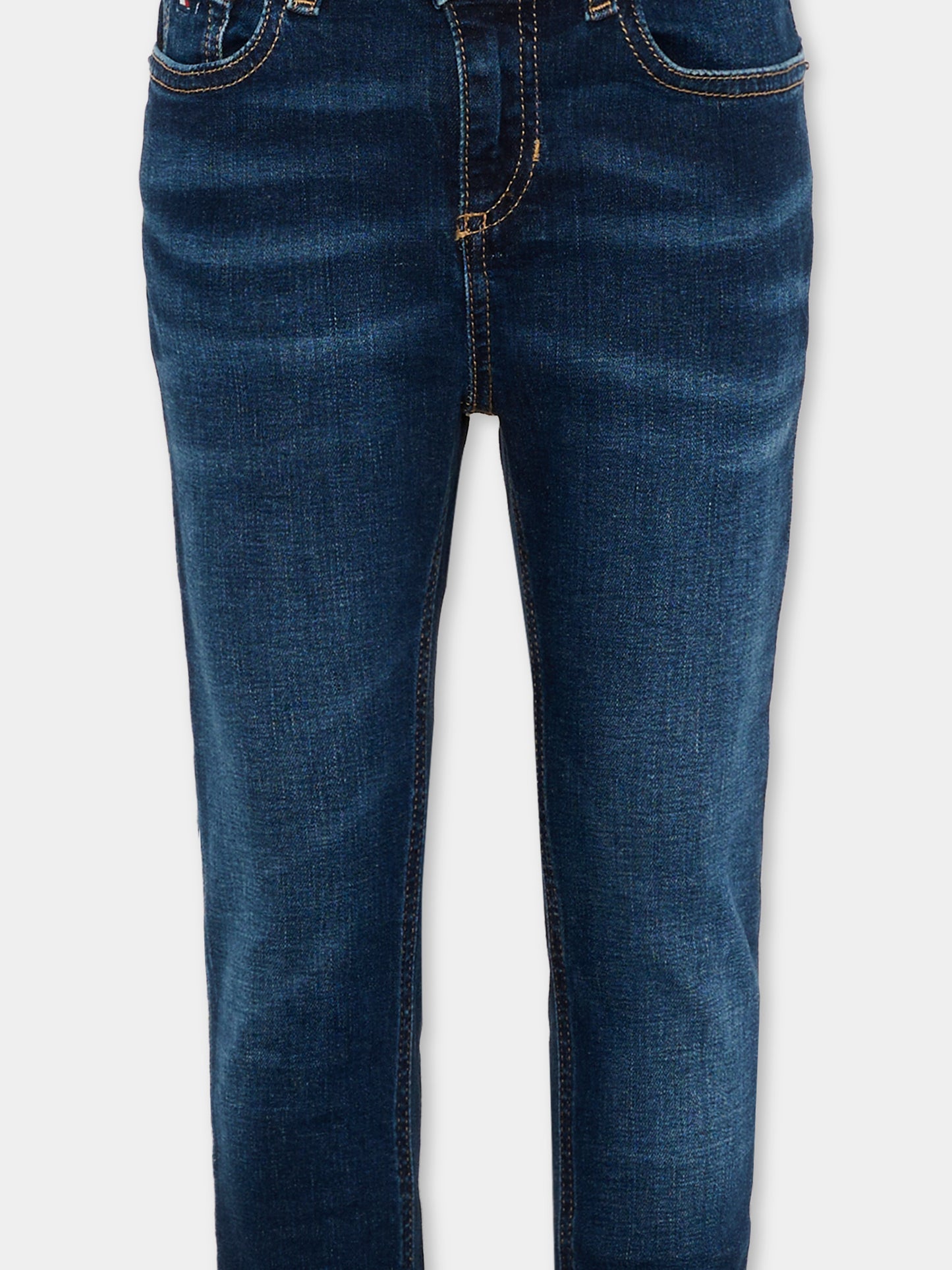 Jeans denim per bambino con logo,Tommy Hilfiger Junior,KB0KB08752 1BN