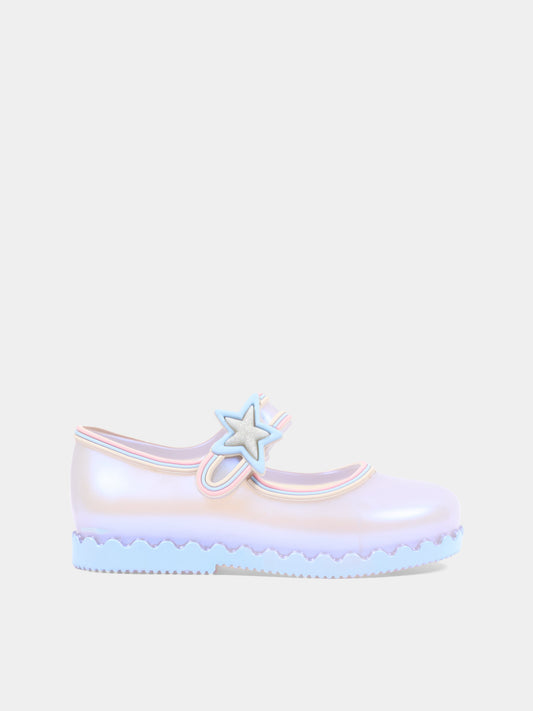 Ballerine lilla per bambina con stella