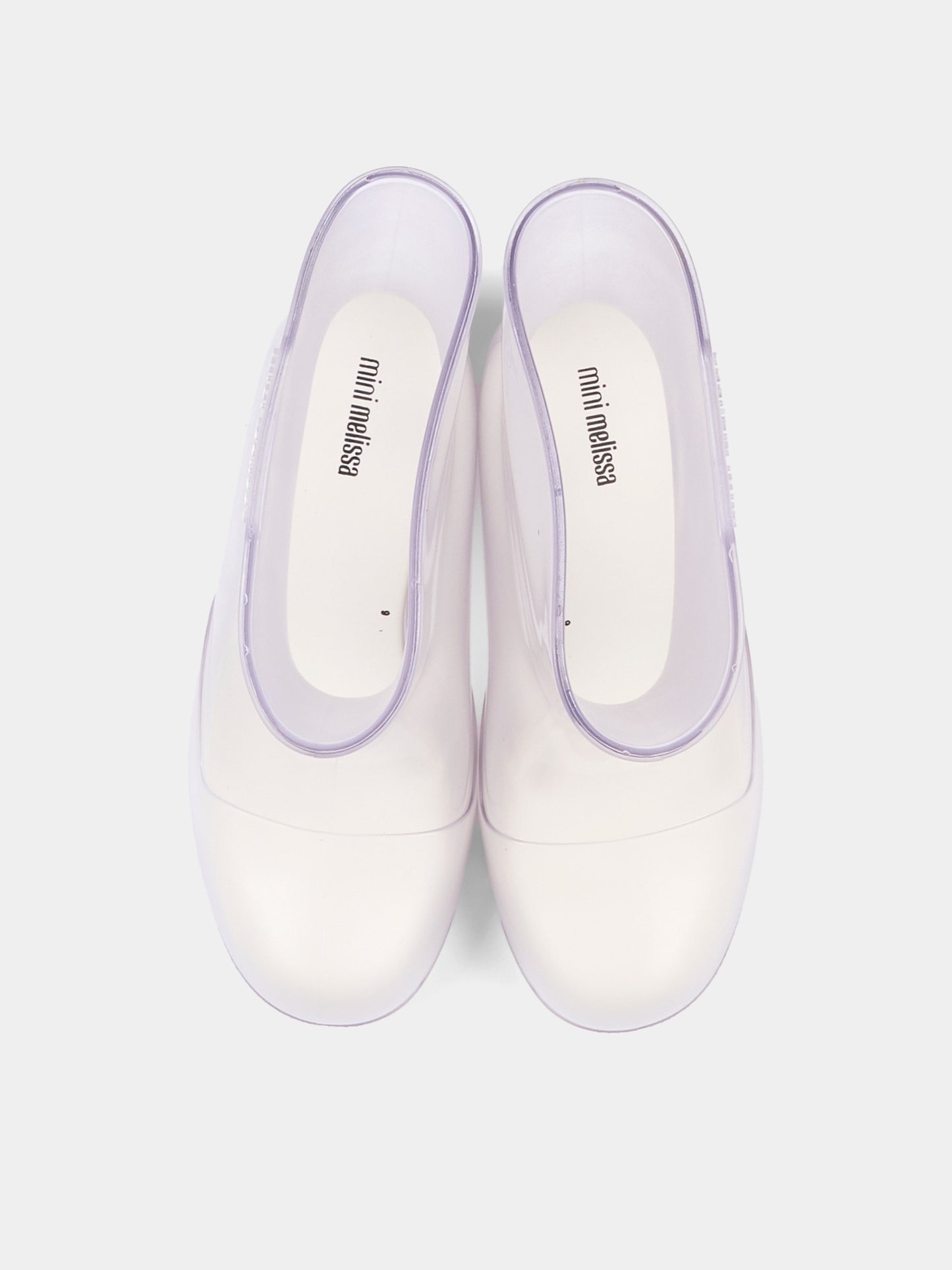 Stivali da pioggia bianchi per bambina,Mini Melissa,33868 AQ985 34445