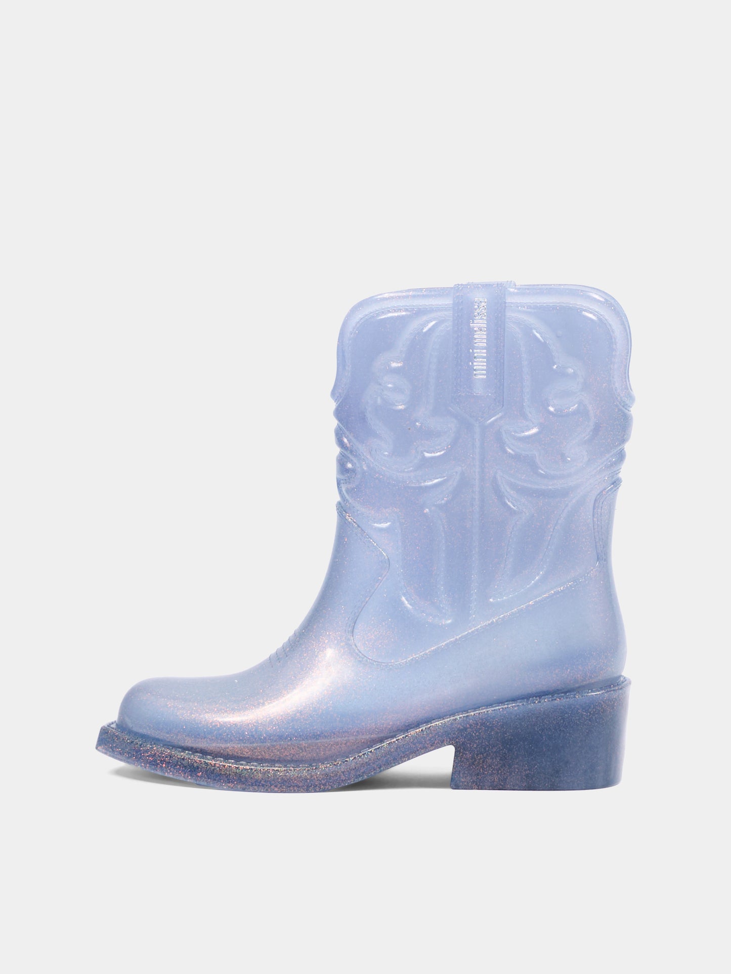 Stivali da pioggia per bambina con glitter,Mini Melissa,36192 BJ542 34445