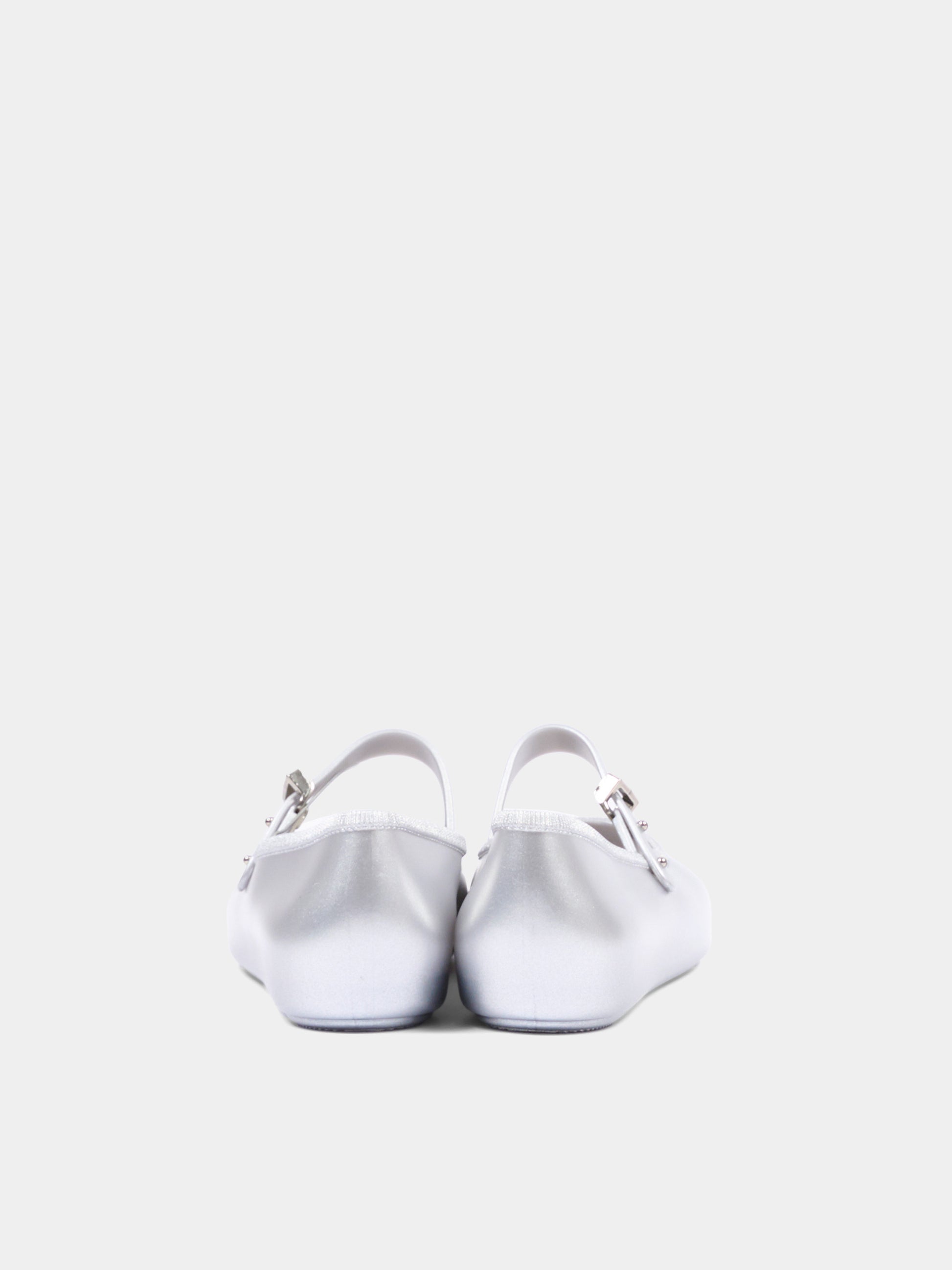 Ballerine argento per bambina Mary Jane,Mini Melissa,36244 BW425 34445