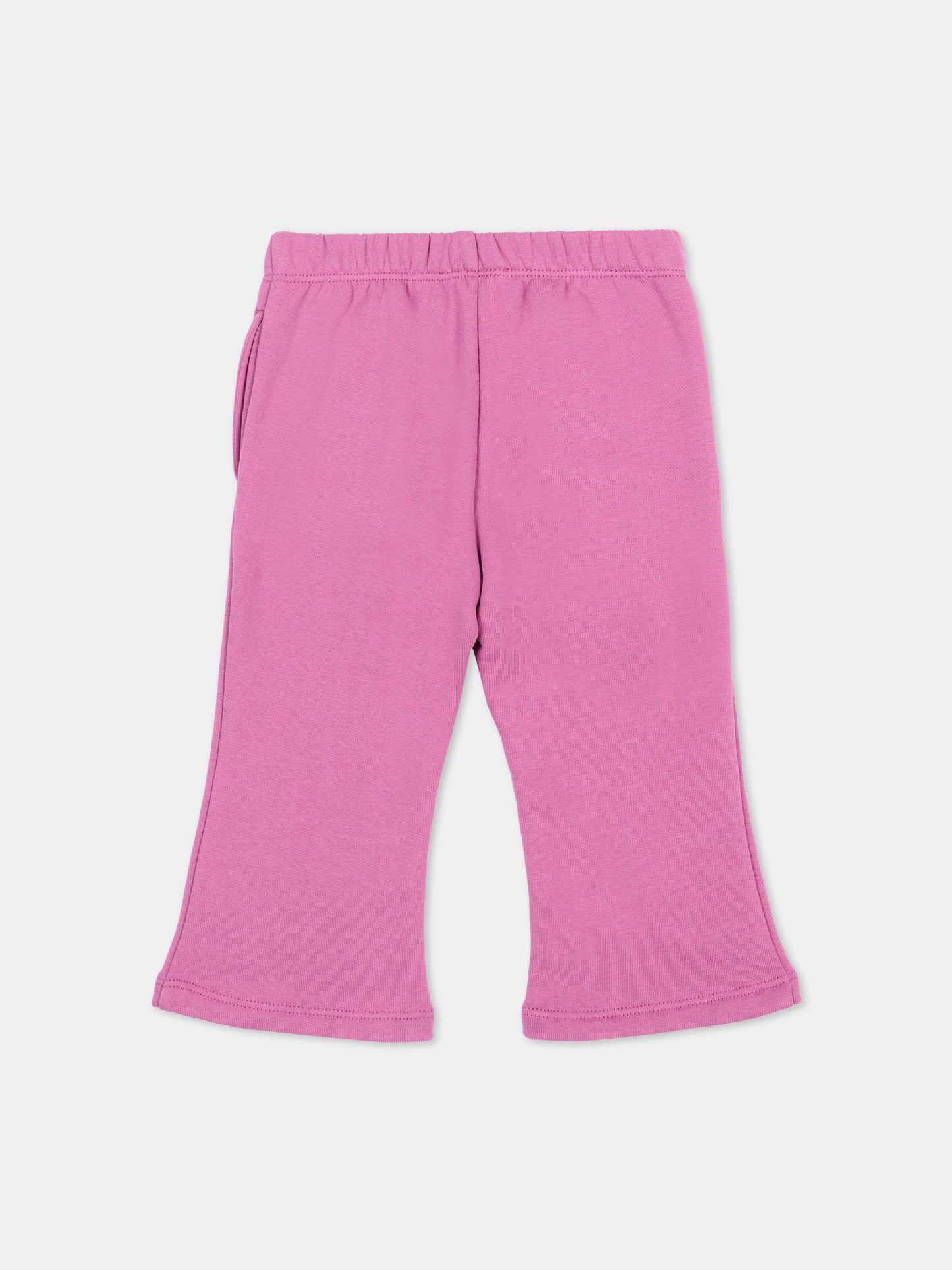 Pantaloni sportivi viola per neonata con logo,Diesel,K00669 KYAX3 K624