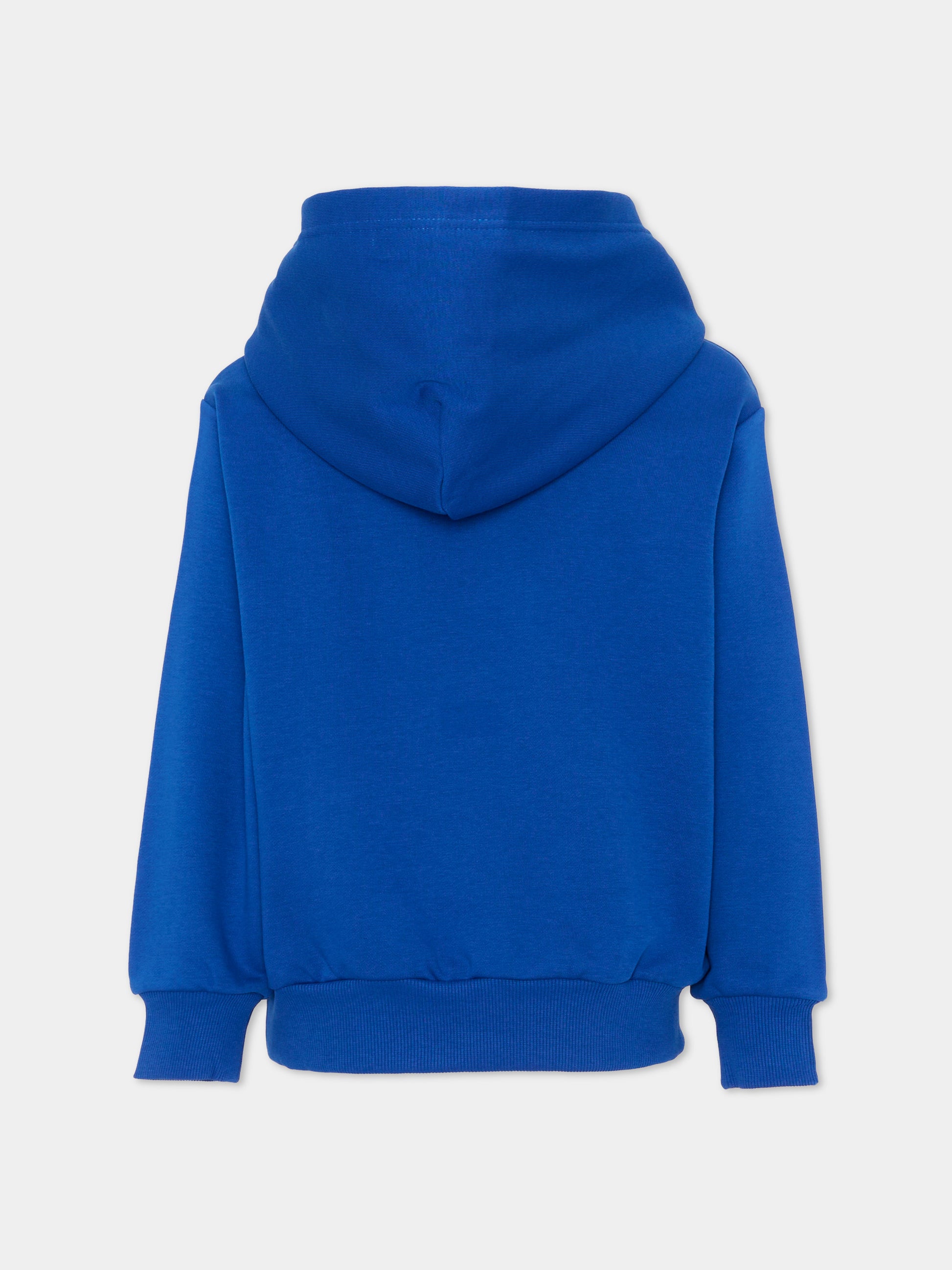 Felpa blu per bambino con logo,Diesel,J02485 KYAZ3 K89G