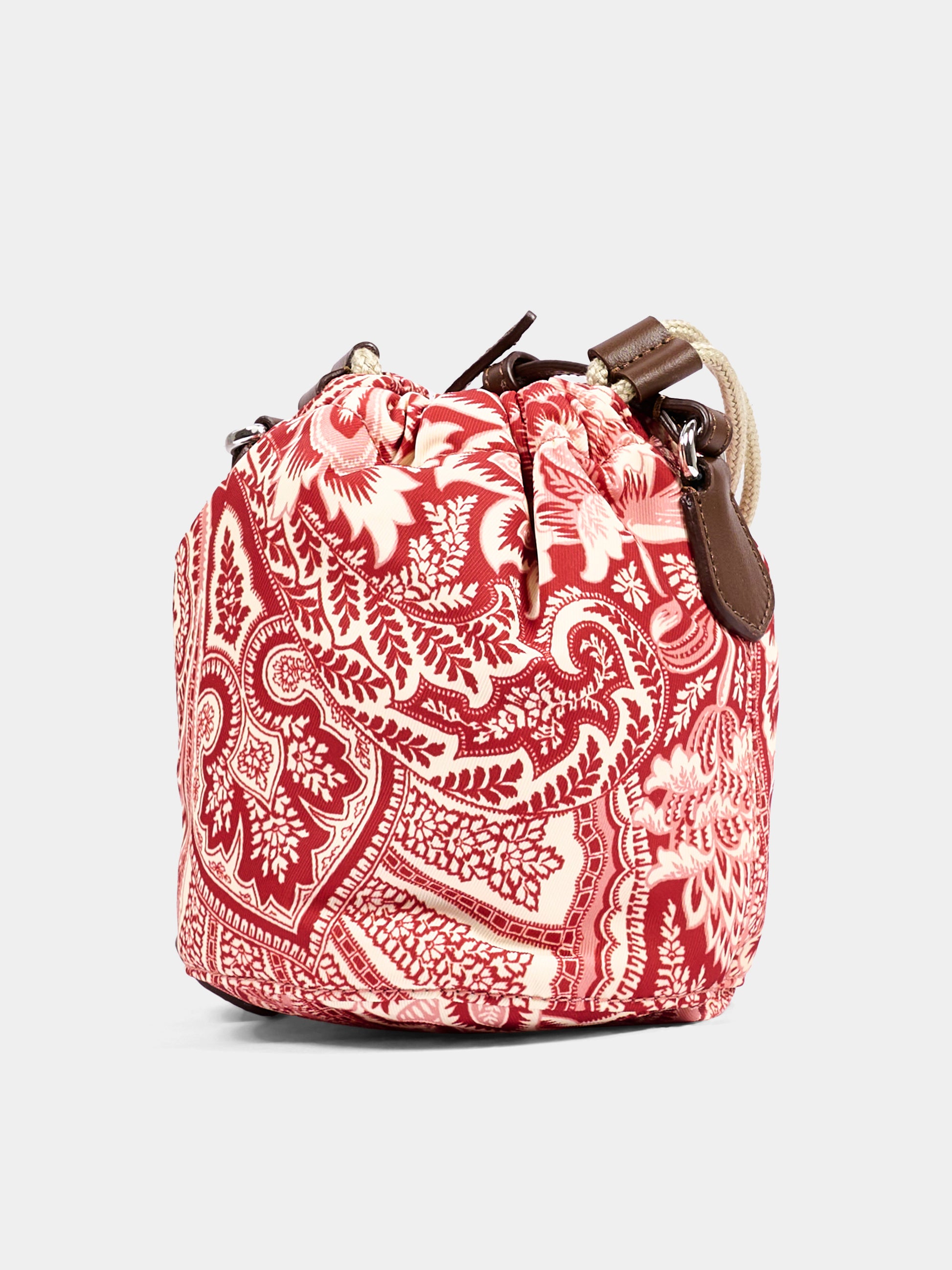 Borsa casual bordeaux per bambina con stampa paisley,Etro,GX0B08 N0369 416RS
