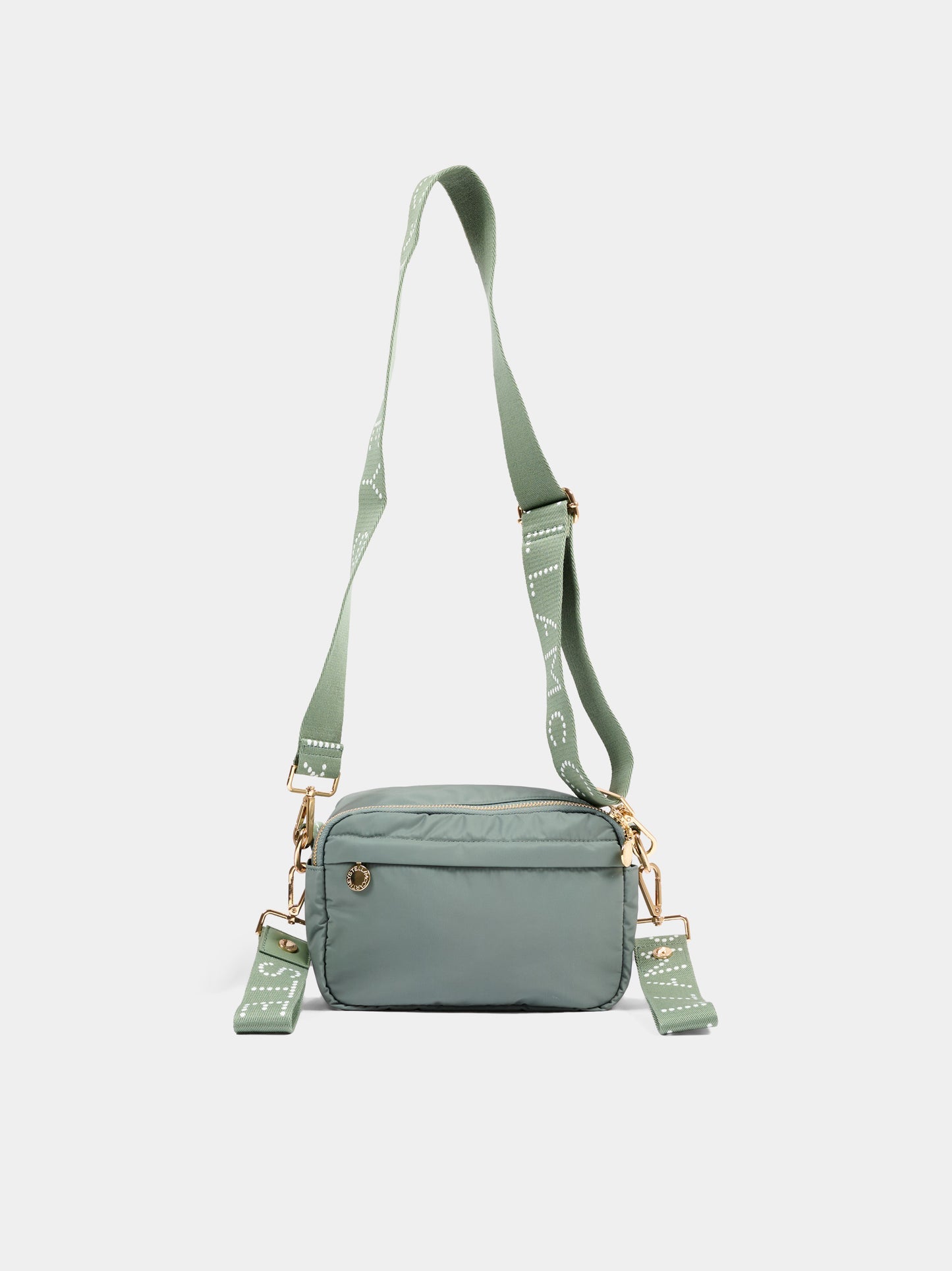 Borsa verde per neonati con logo,Stella Mccartney Kids,TX0558 Z0537 760