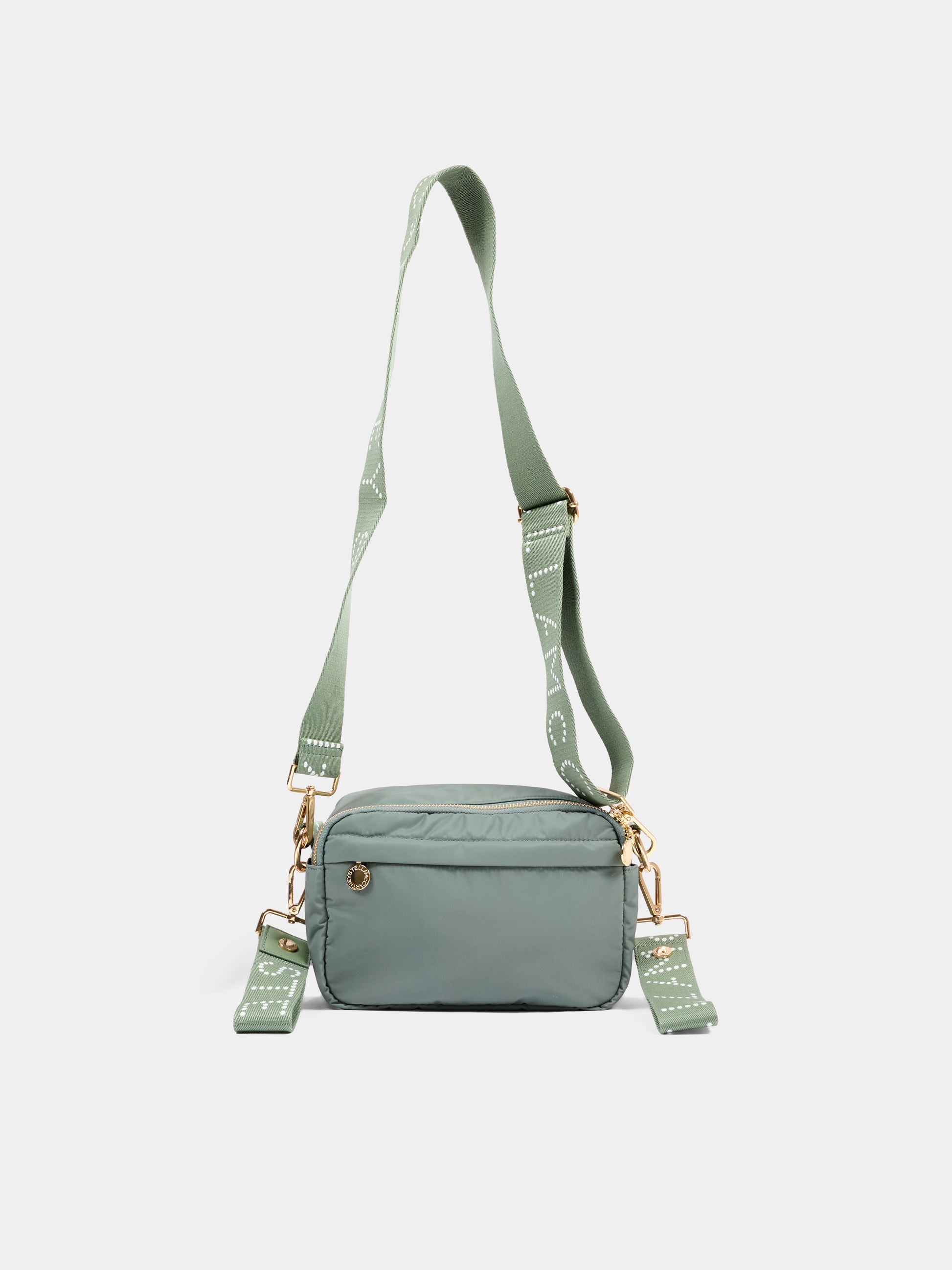 Borsa verde per neonati con logo,Stella Mccartney Kids,TX0558 Z0537 760