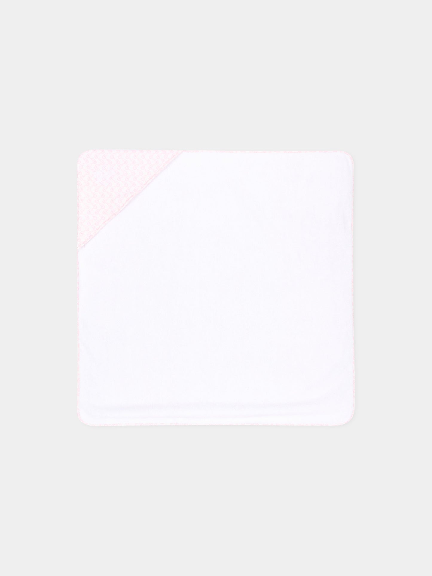 Accappatoio rosa per neonato con stampa paisley,Etro,GU0540 P0425 505RS