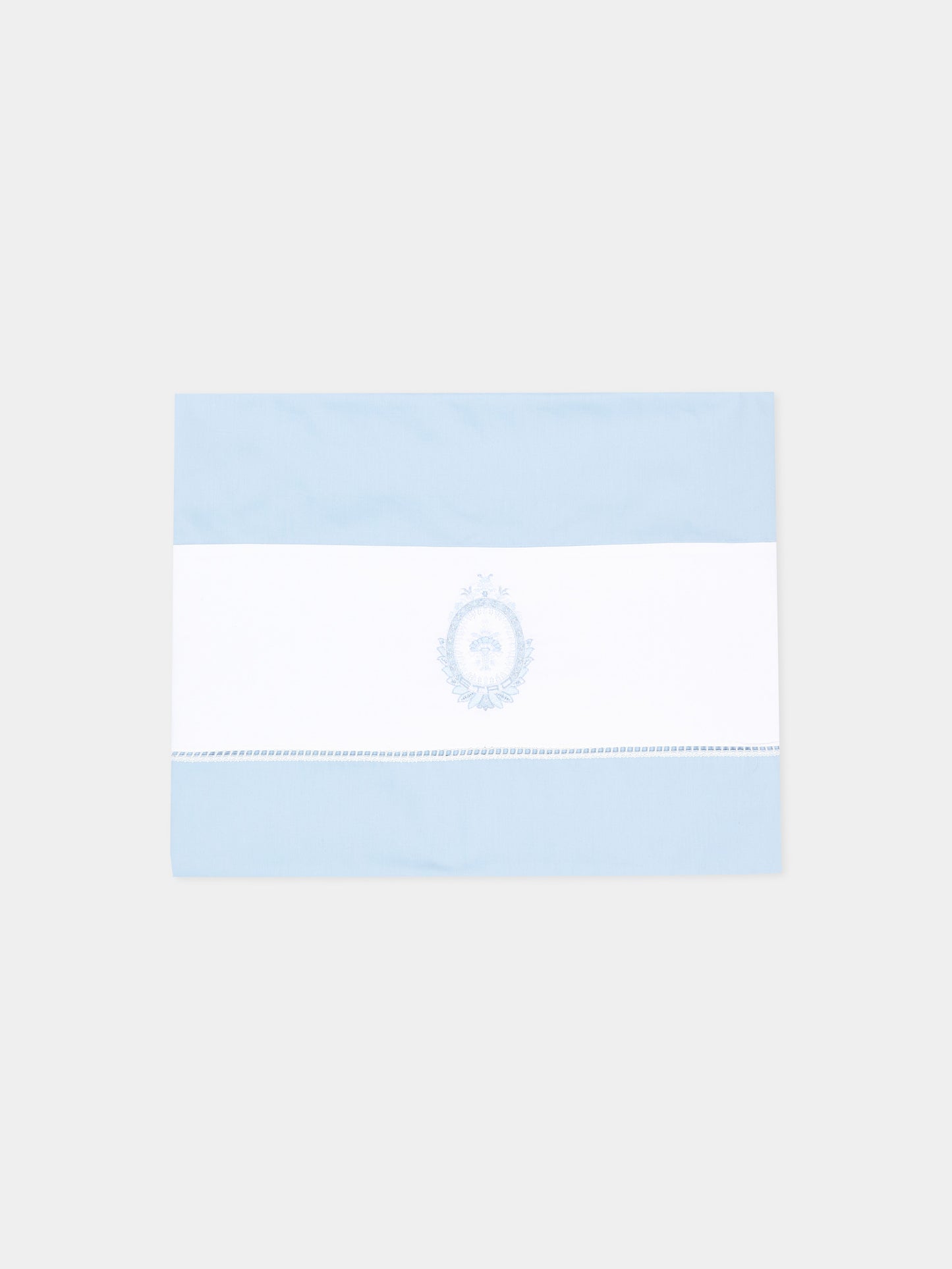 Lenzuola celeste per neonato con ricamo,Etro,GU0550 P0426 685