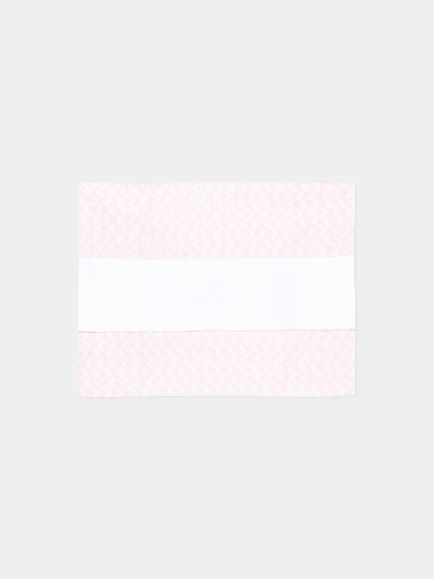 Lenzuola rosa per neonata con Pegaso,Etro,GU0670 P0425 505RS