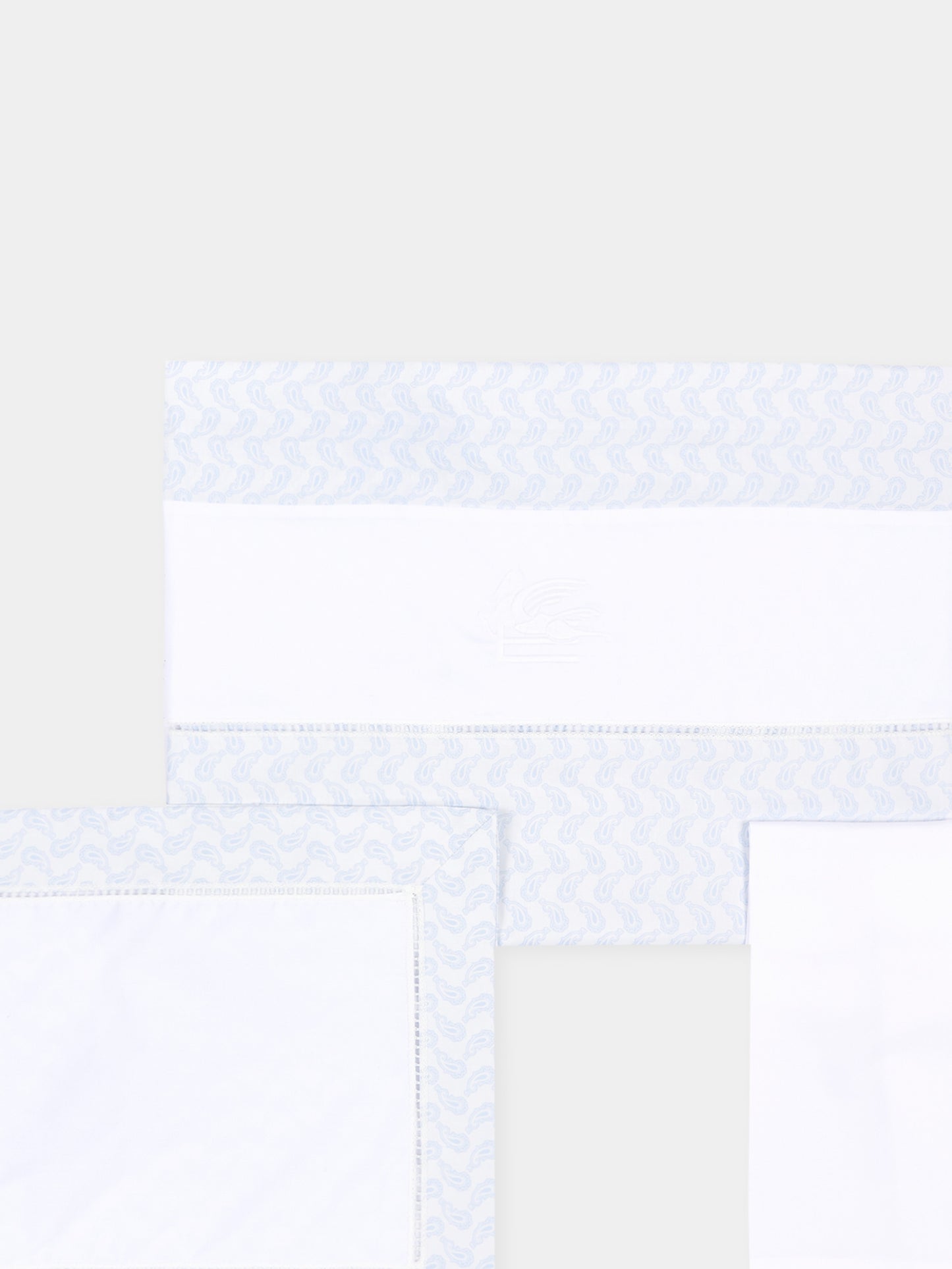 Lenzuola celeste per neonato con Pegaso,Etro,GU0670 P0425 685CE