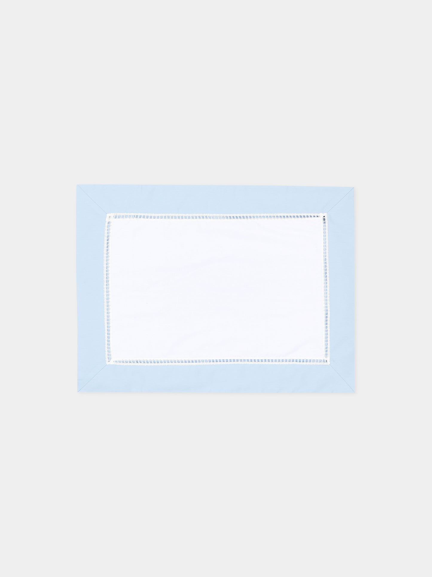 Lenzuola celeste per neonato con ricamo,Etro,GU0680 P0426 685