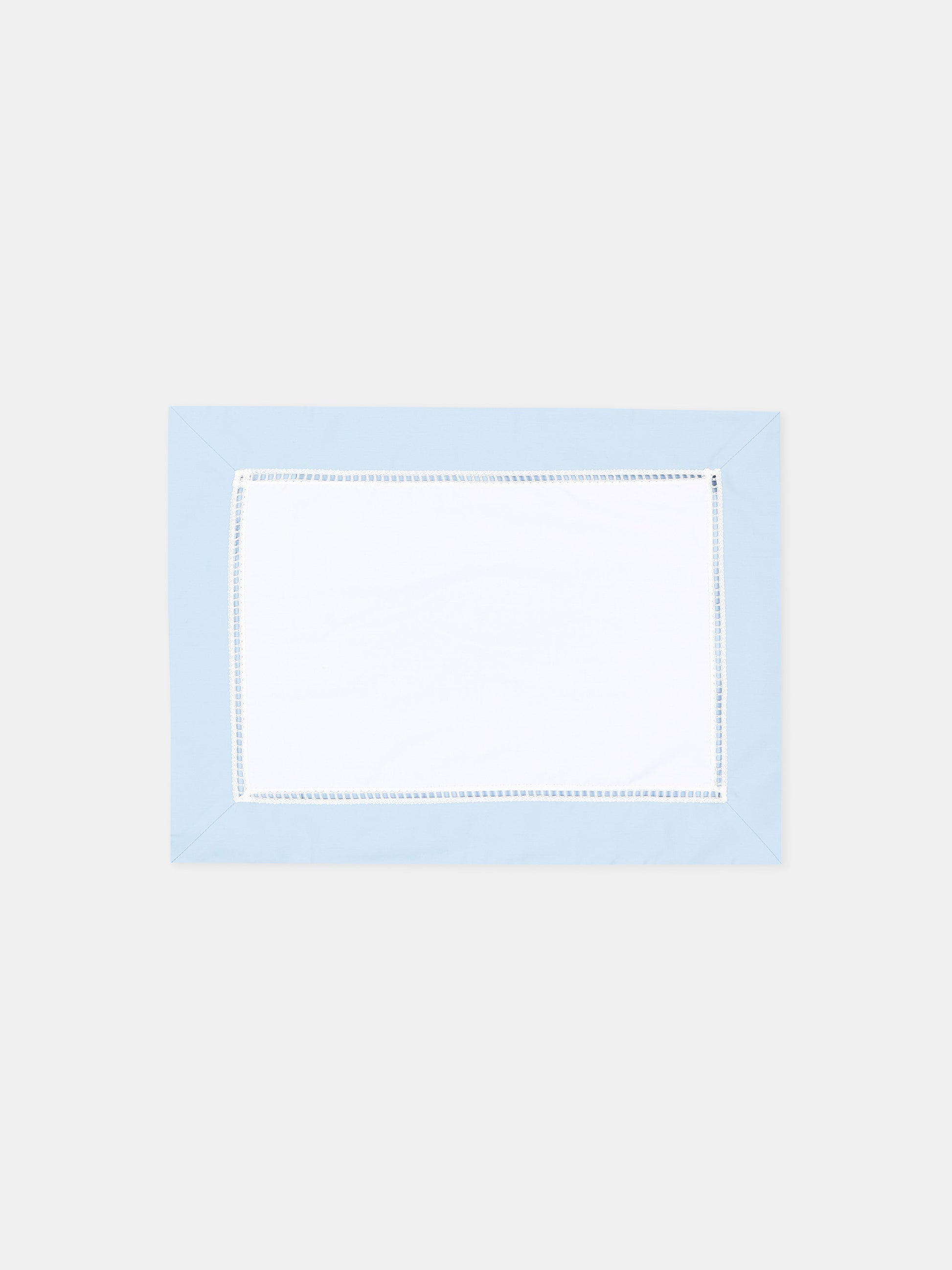 Lenzuola celeste per neonato con ricamo,Etro,GU0680 P0426 685