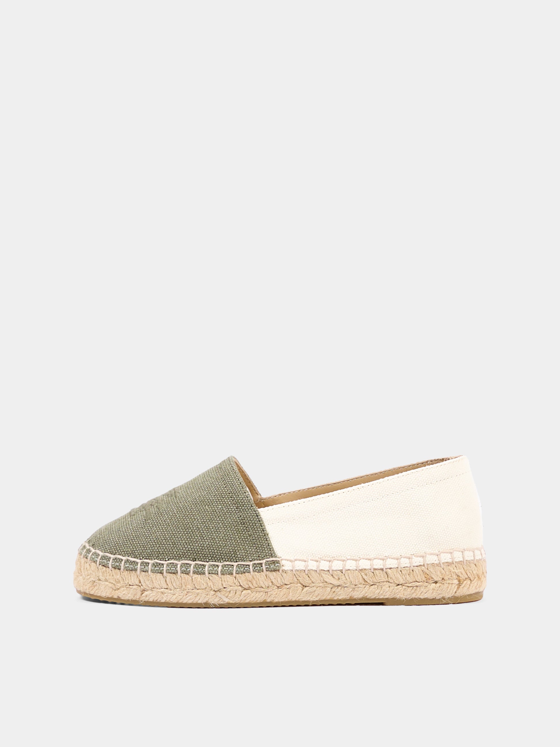 Espadrillas verde per bambini con Pegaso,Etro,GU0Q26 Z2189 722AV