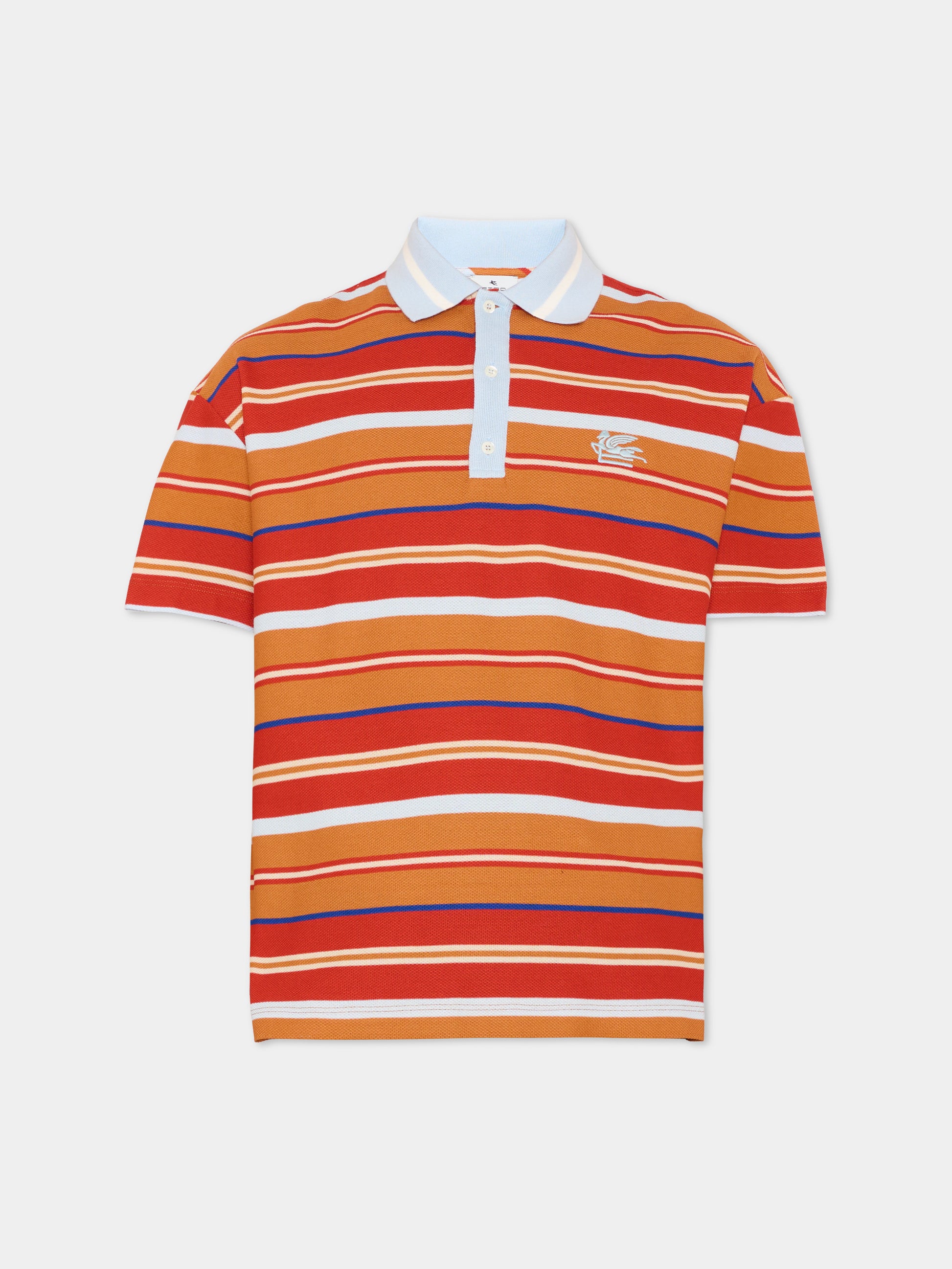 Polo rossa per bambino con Pegaso,Etro,GU8P61 J0385 410AR