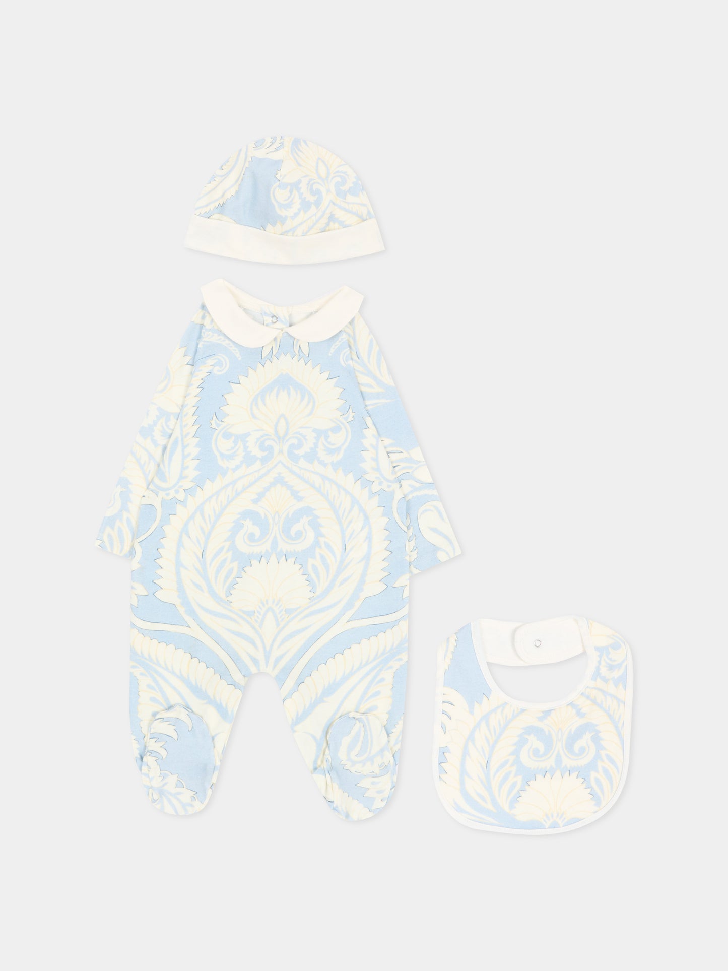 Set tutine avorio per neonati con stampa paisley,Etro,GVB500 J0452 105CE