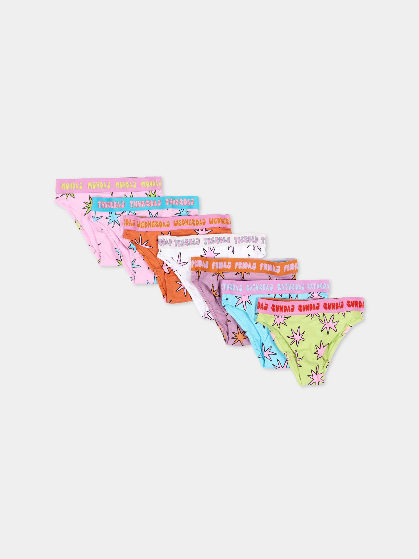 Slip multicolor per bambina con stelle,Stella Mccartney Kids,TV0A49 Z2313 999MC