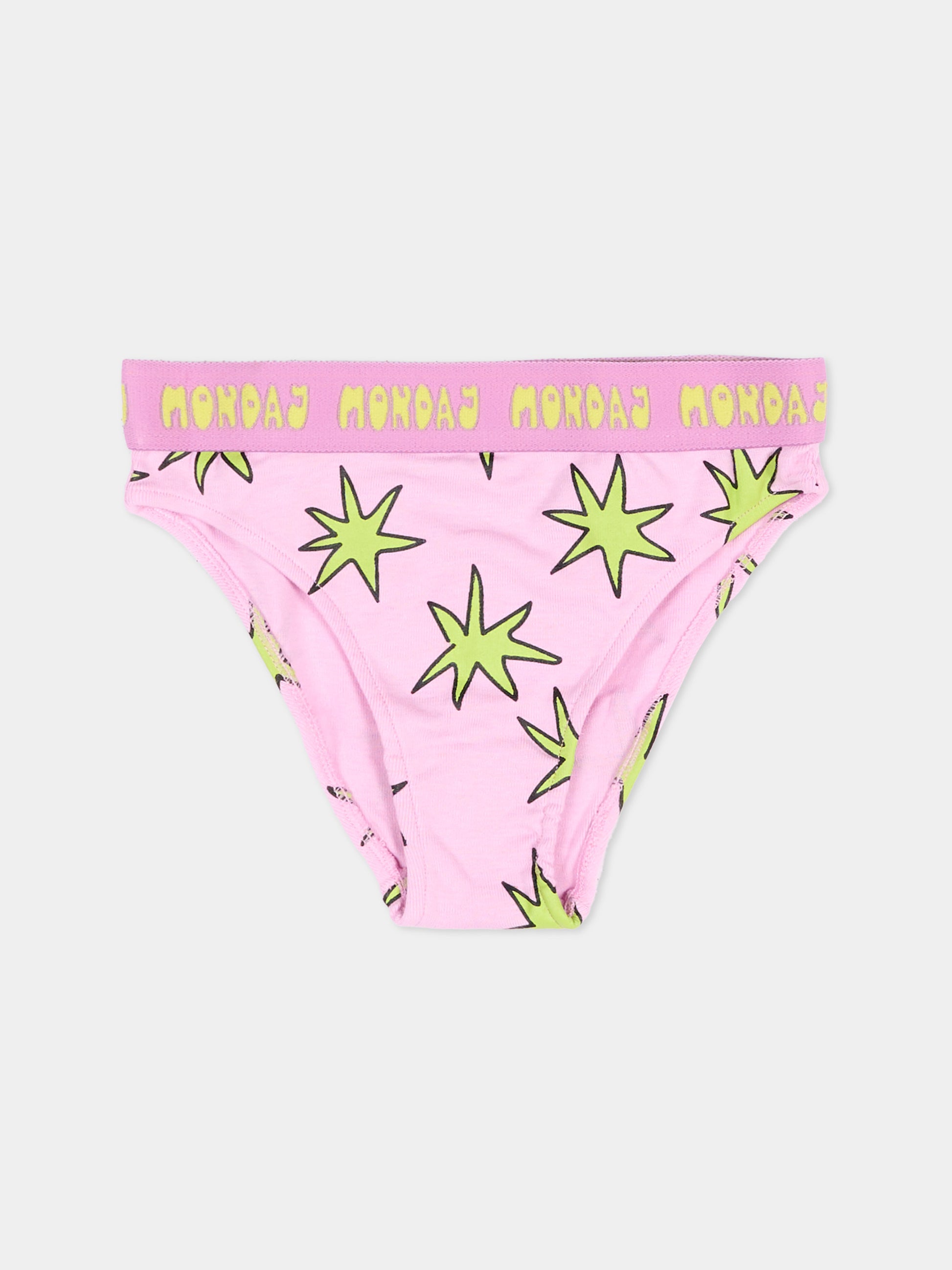 Slip multicolor per bambina con stelle,Stella Mccartney Kids,TV0A49 Z2313 999MC