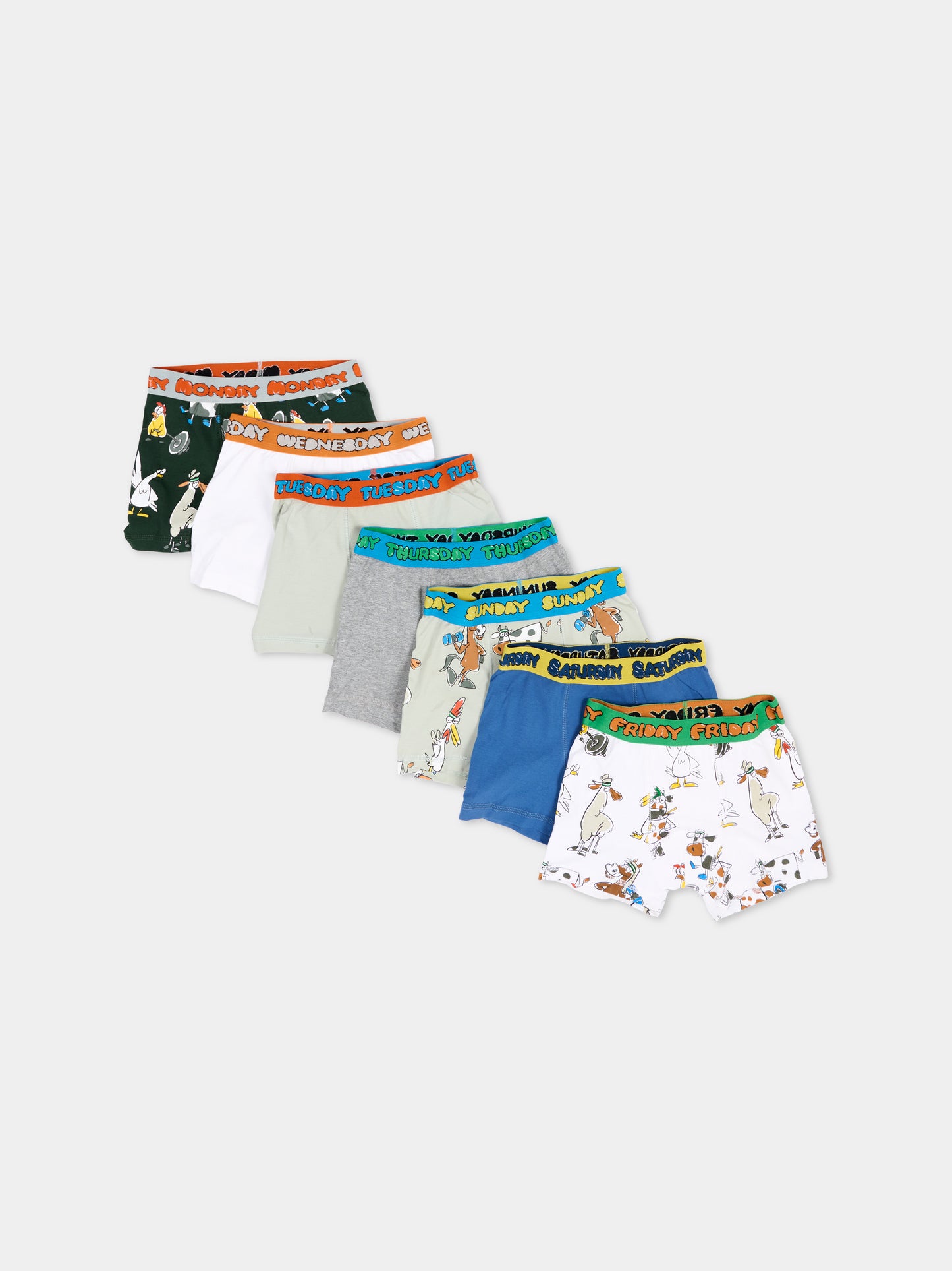 Boxer multicolor per bambino con stampa,Stella Mccartney Kids,TV0P19 Z2317 999MC