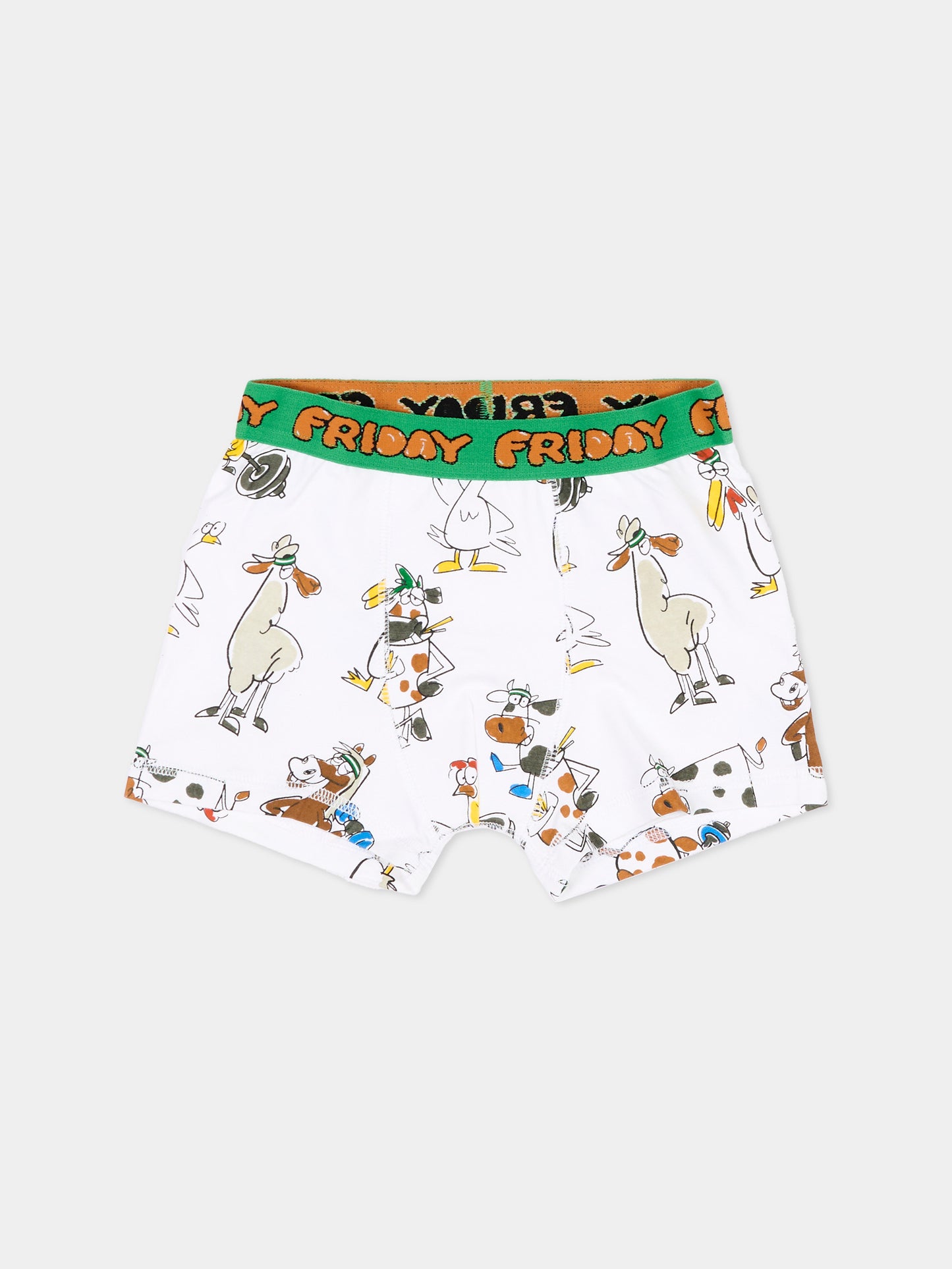 Boxer multicolor per bambino con stampa,Stella Mccartney Kids,TV0P19 Z2317 999MC