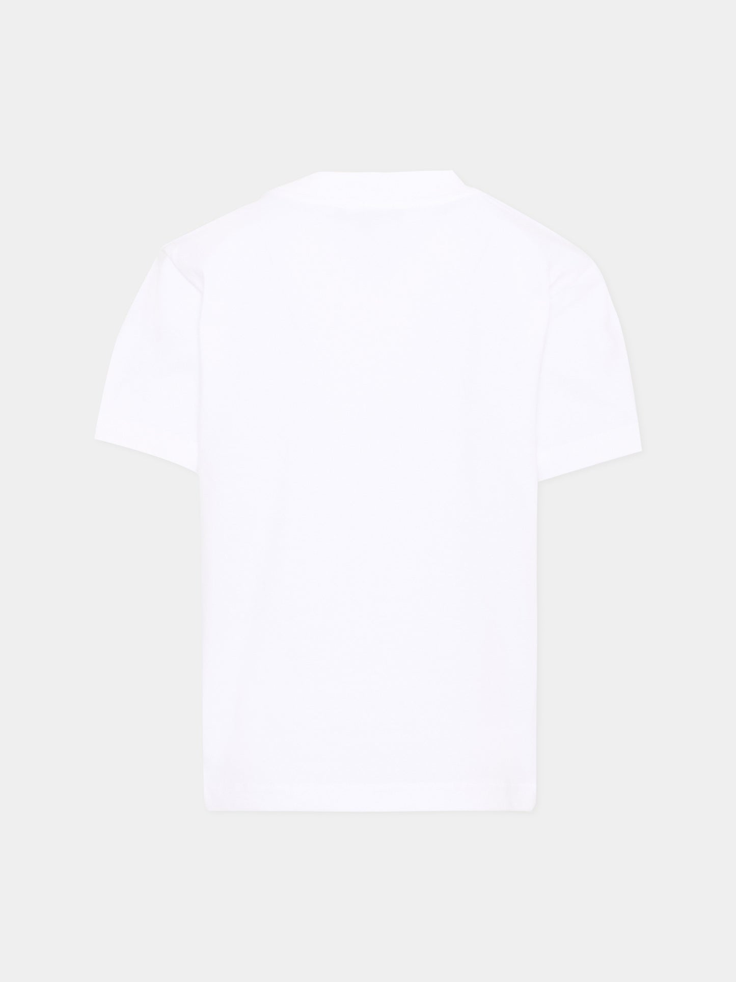 T-Shirt bianca per bambino con stampa New York,Dkny,D62536 10P