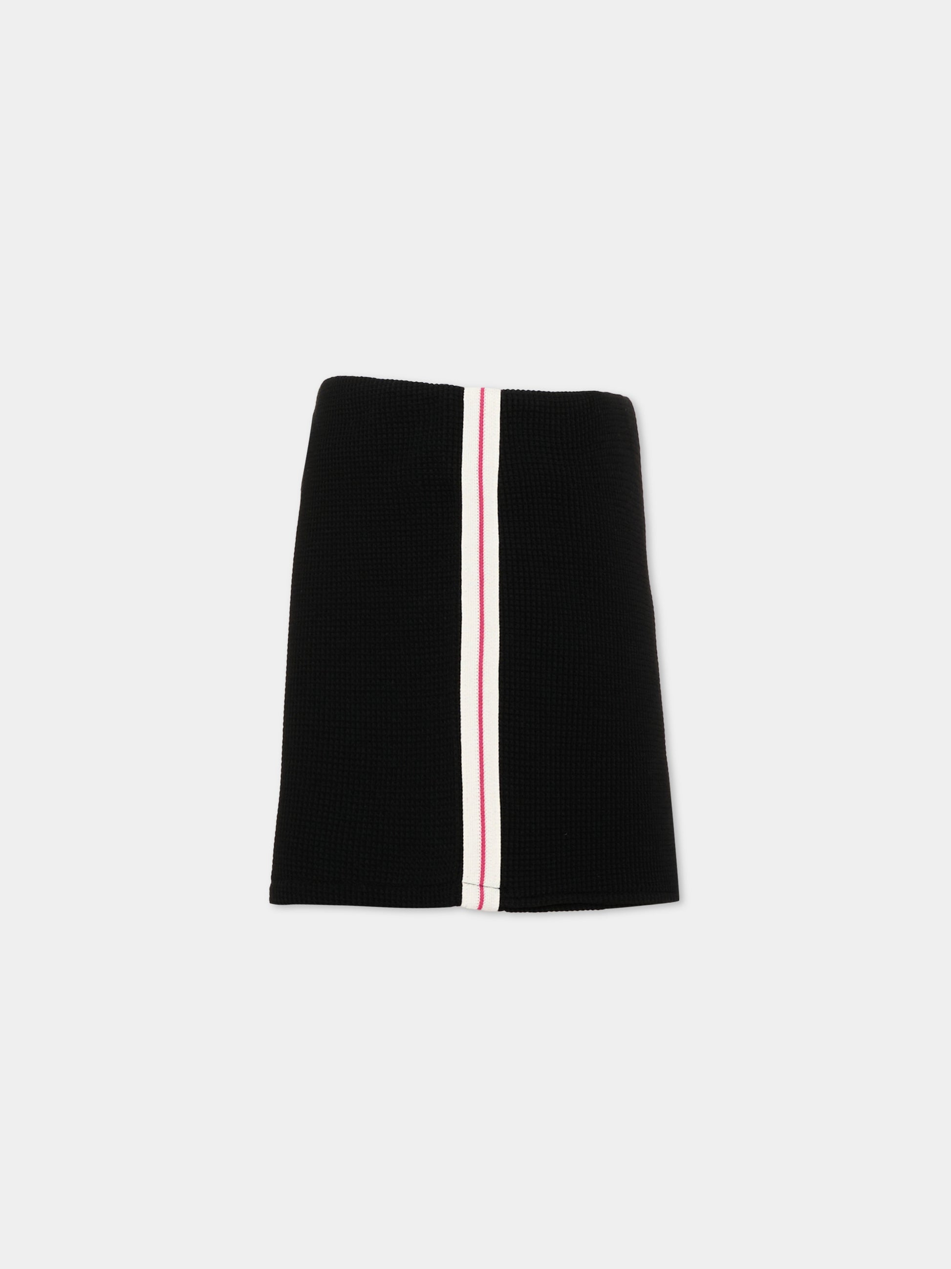 Shorts nero per bambina con logo,Palm Angels,PGCB00BS26JER001 110