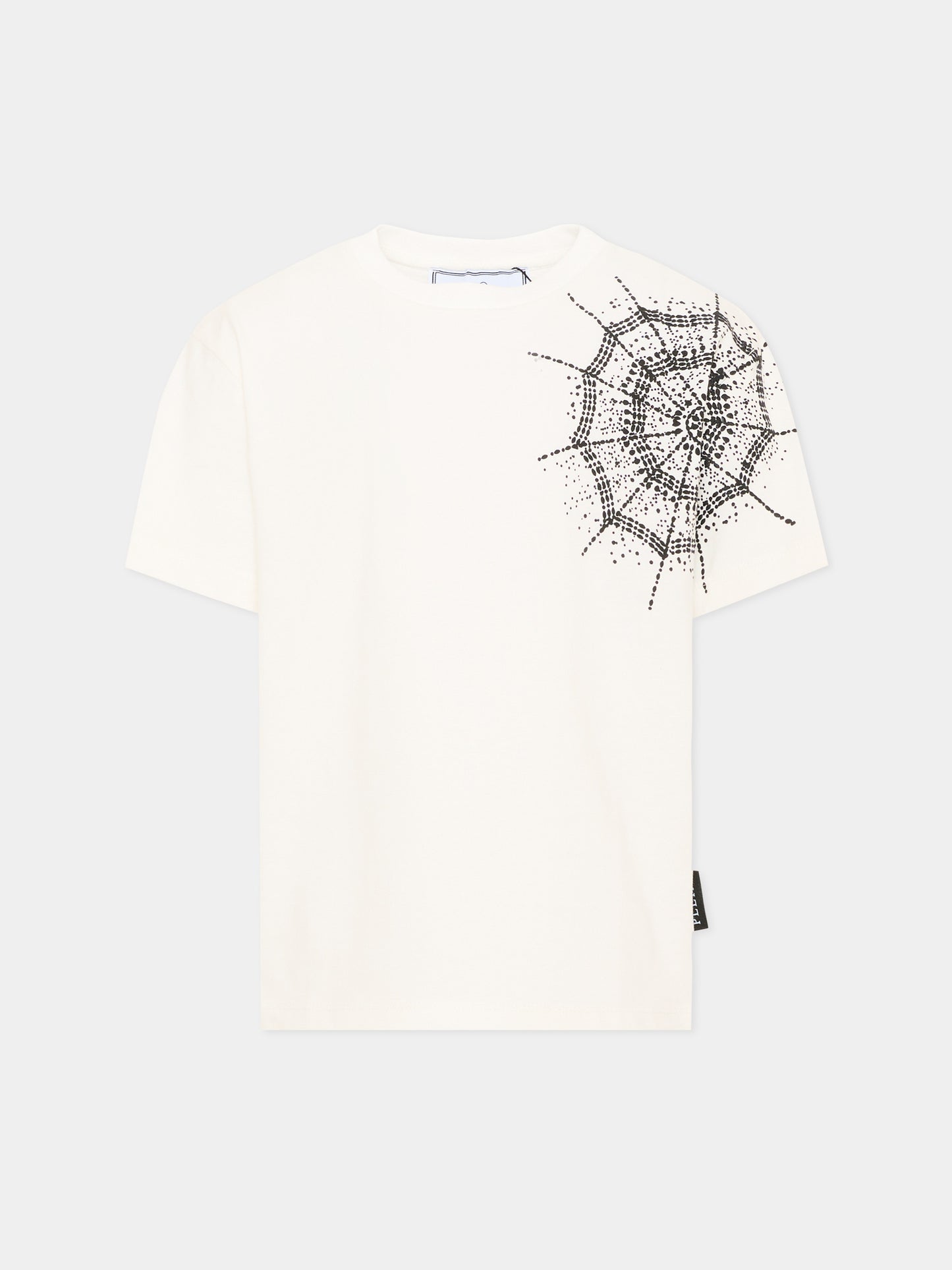 T-shirt avorio per bambino con logo,Philipp Plein Junior,S6PHJBTH074 002