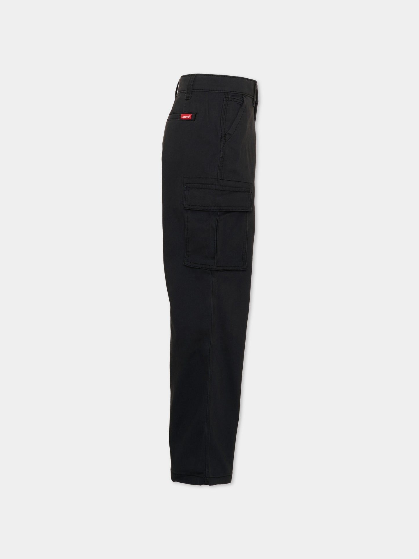 Pantalone nero cargo per bambino,Levi's Kids,8EN809 G52