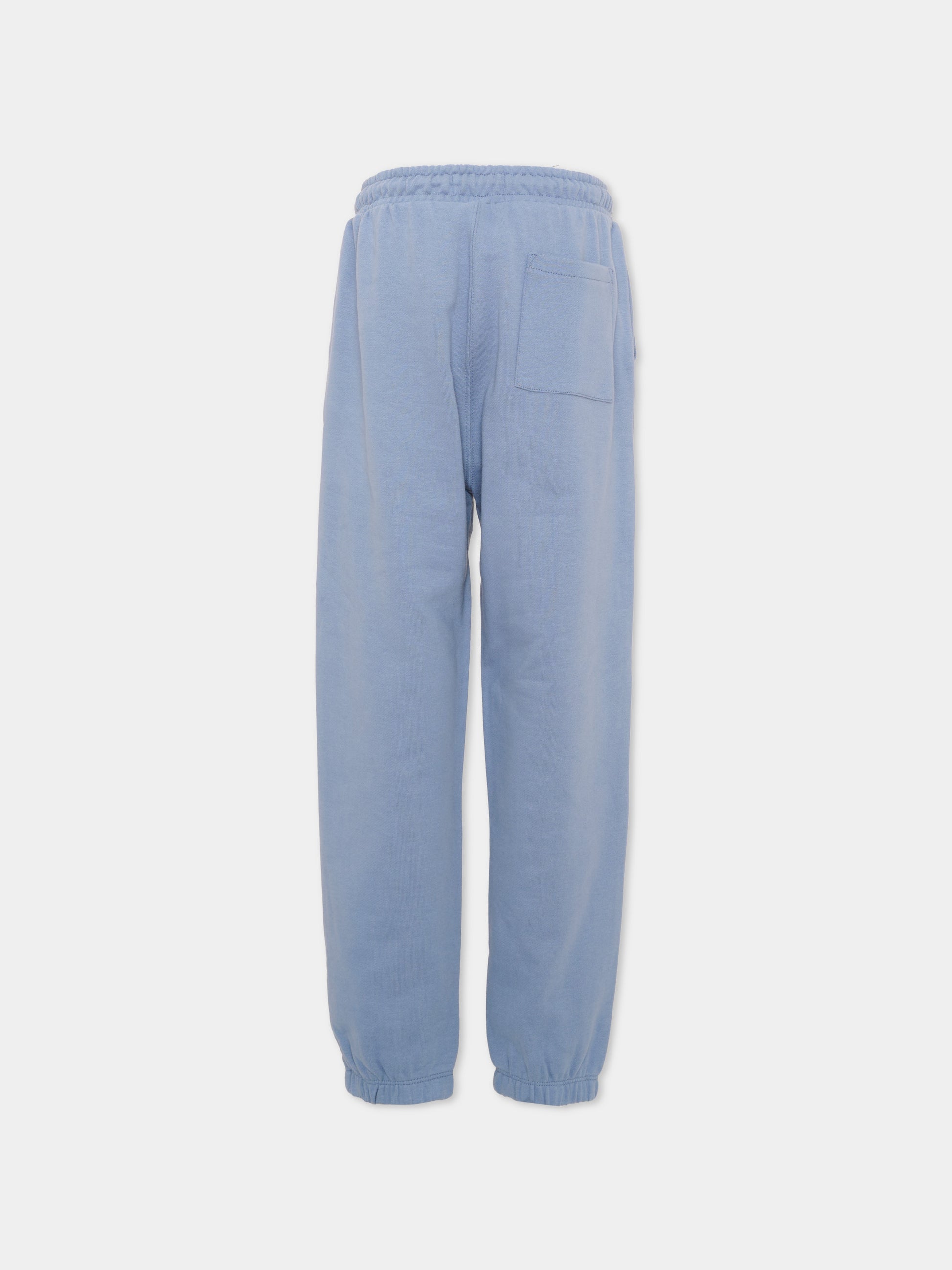 Pantalone blu per bambino logo laterale,Calvin Klein Kids,IB0IB02605 C4I