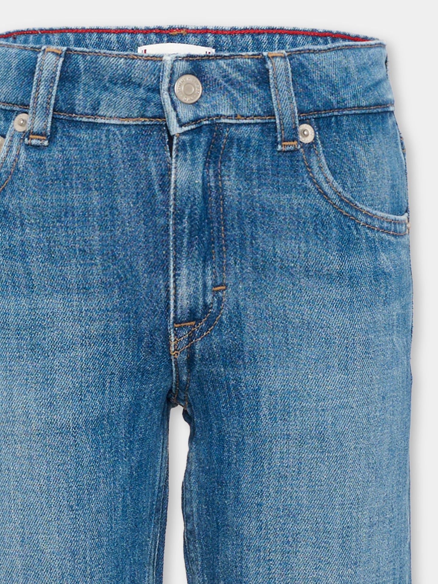 Jeans denim per bambino con logo,Tommy Hilfiger Junior,KG0KG08965 1A5