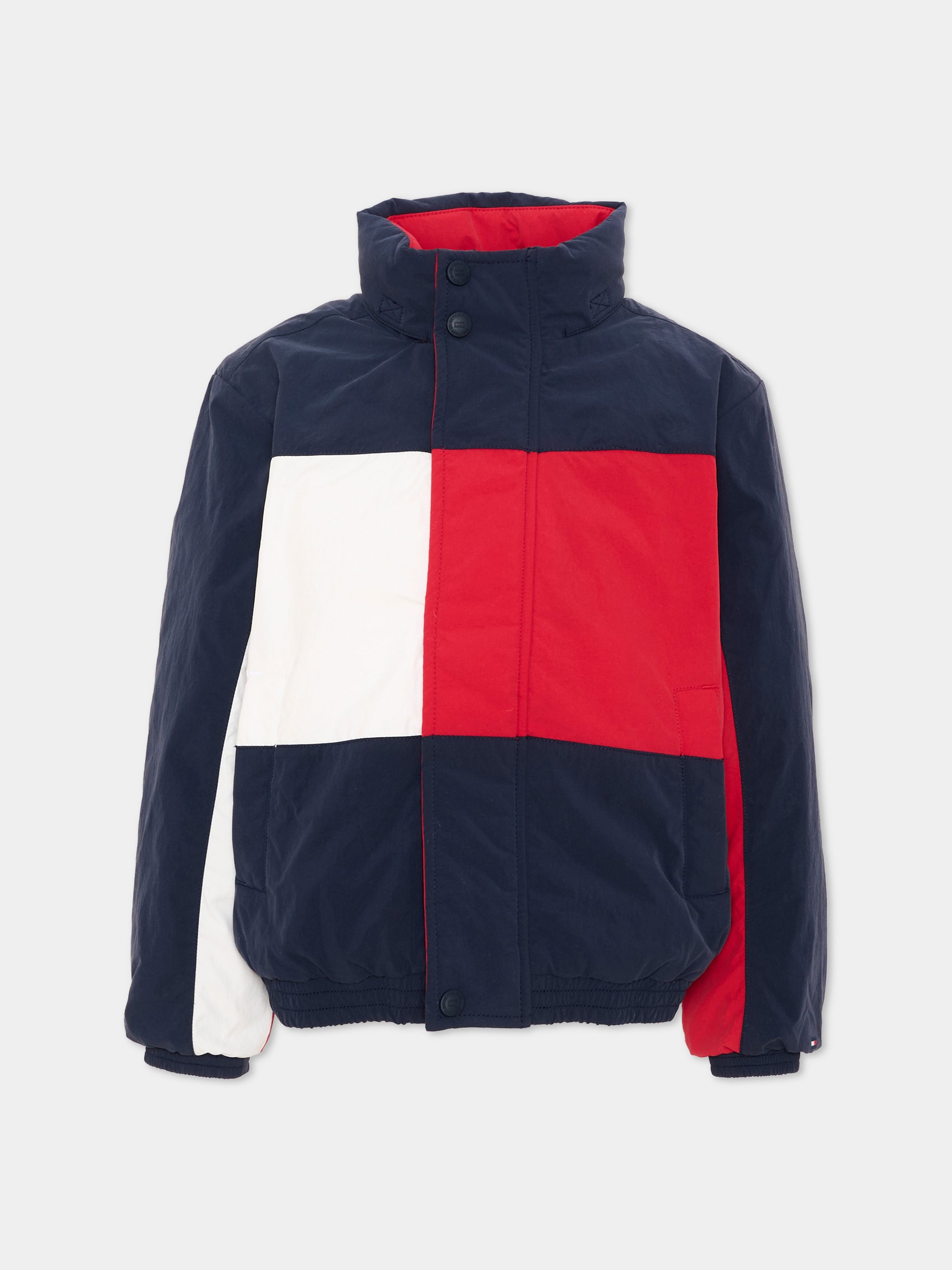 Giubbotto multicolor per bambino color-block,Tommy Hilfiger Junior,KS0KS00704 C1G