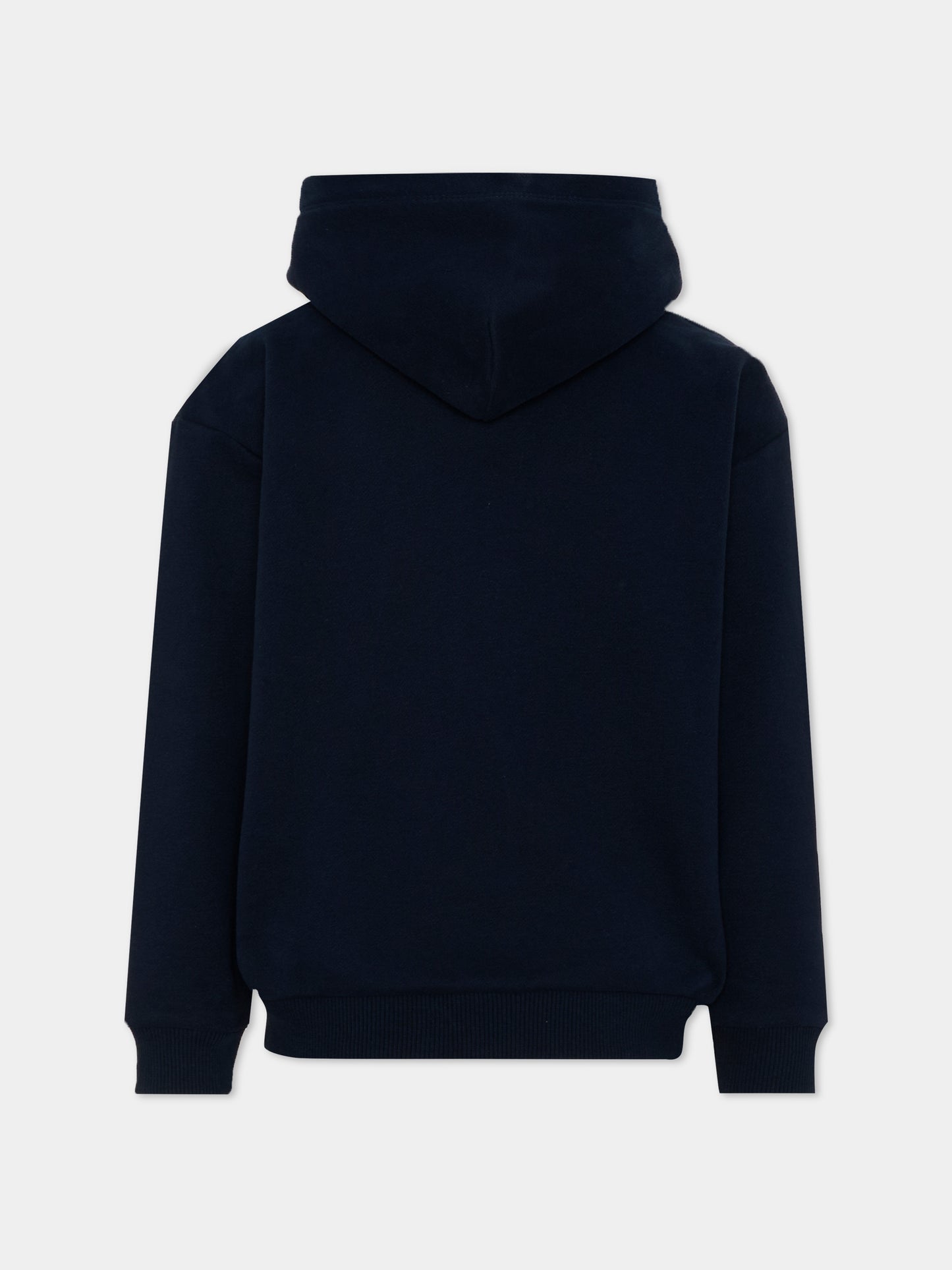 Felpa con cappuccio blu per bambino,Tommy Hilfiger Junior,KS0KS00726 C1G
