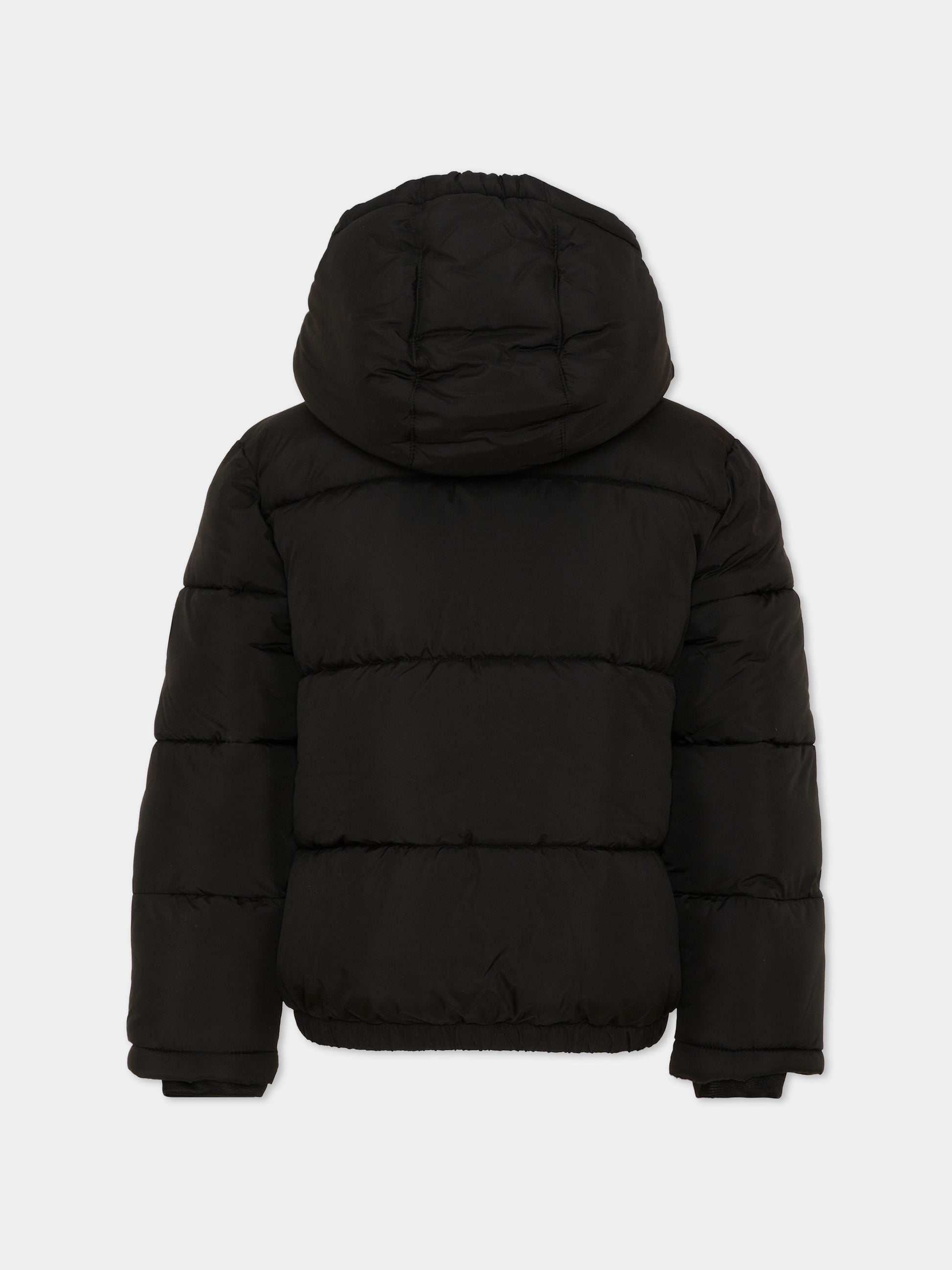 Piumini nero per bambino con logo,Levi's Kids,8EN633 023