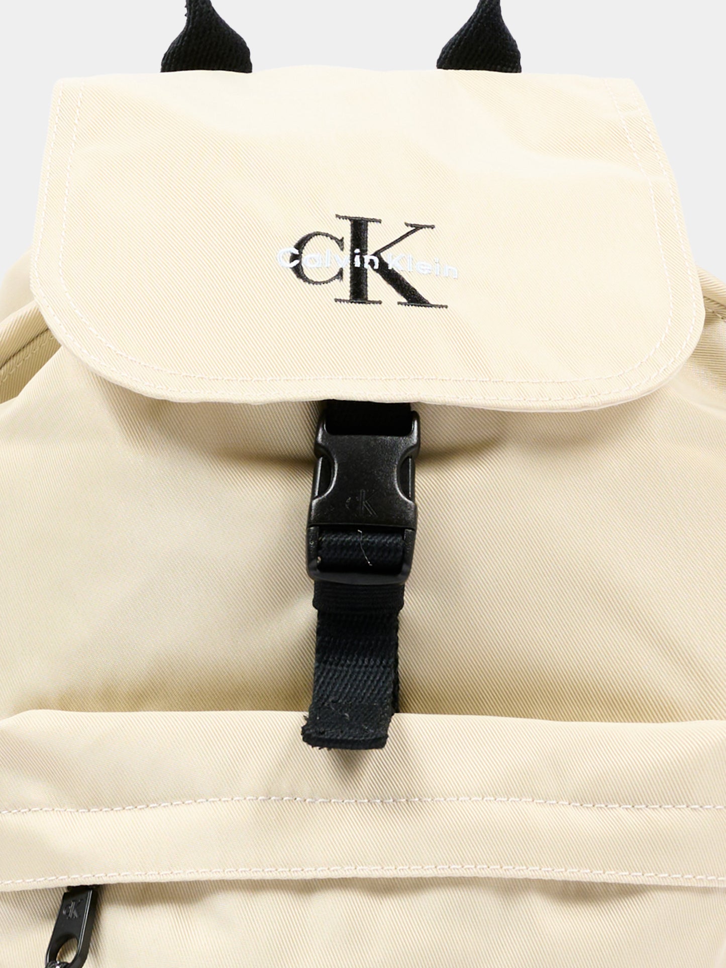 Zaino beige logo CK frontale,Calvin Klein Kids,IU0IU00732 PDV