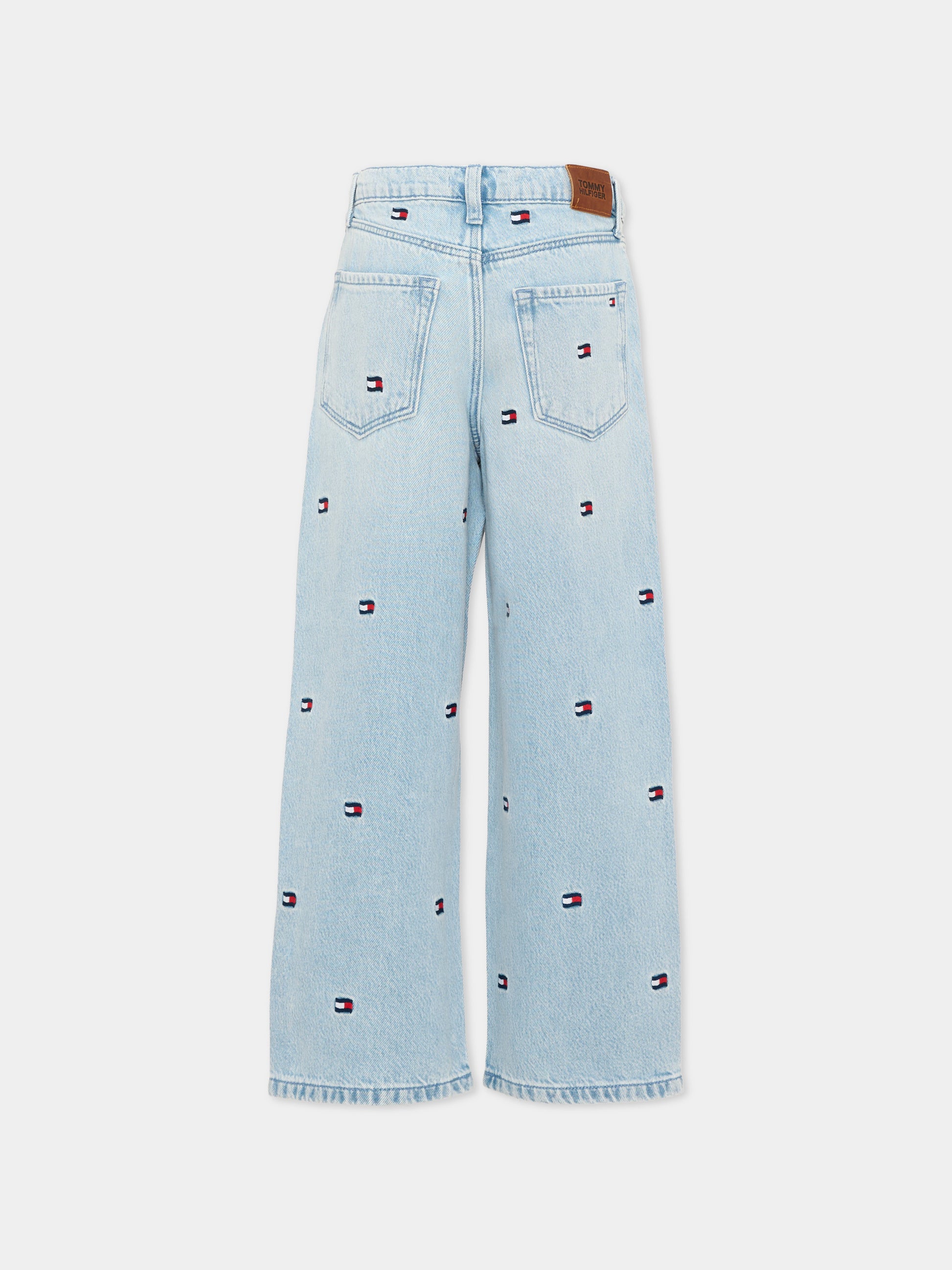 Jeans denim per bambini con logo,Tommy Hilfiger Junior,KB0KB10417 1AA