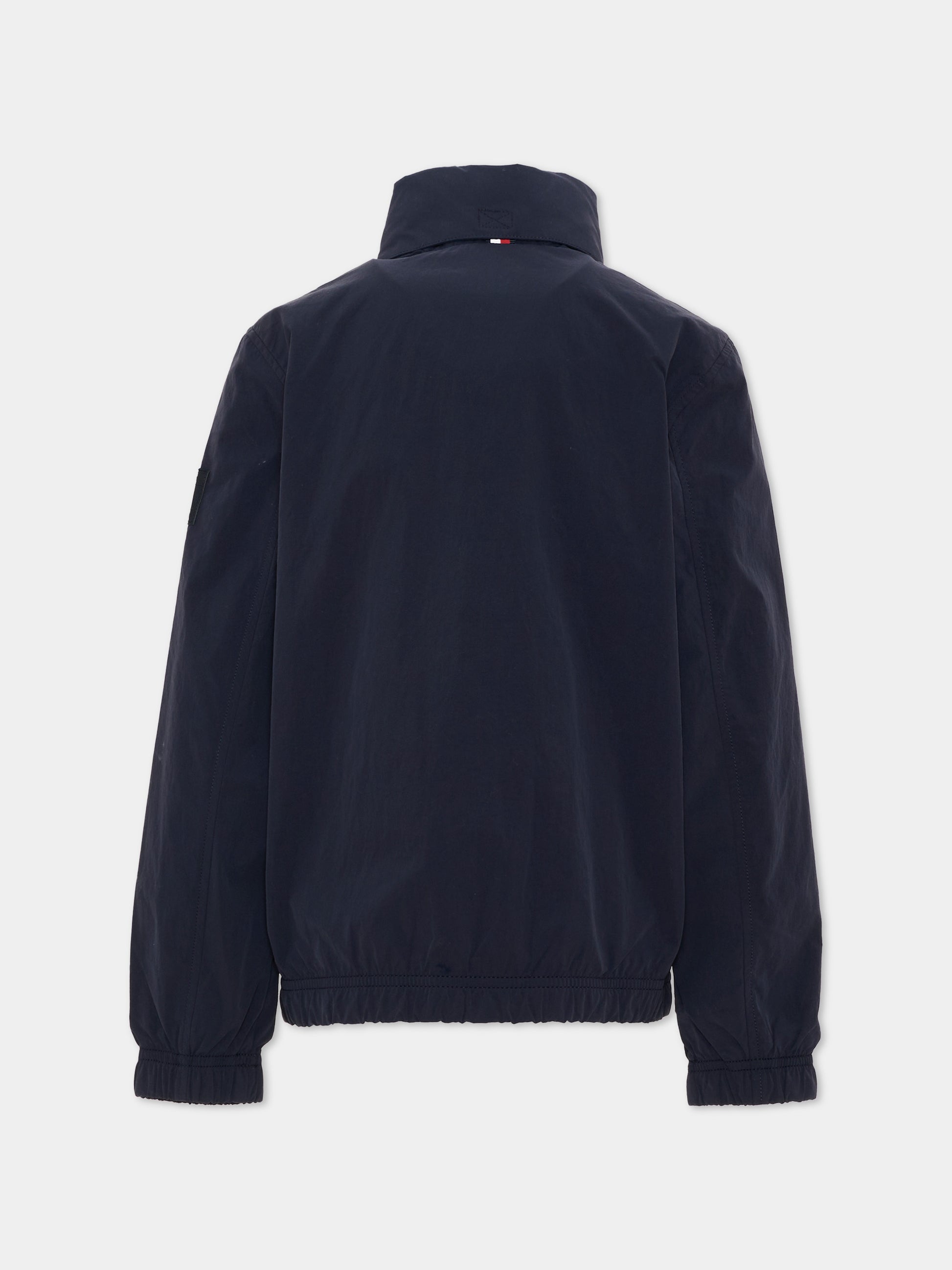 Giubbotto blu per bambino con micro-flag,Tommy Hilfiger Junior,KB0KB10396 C1G