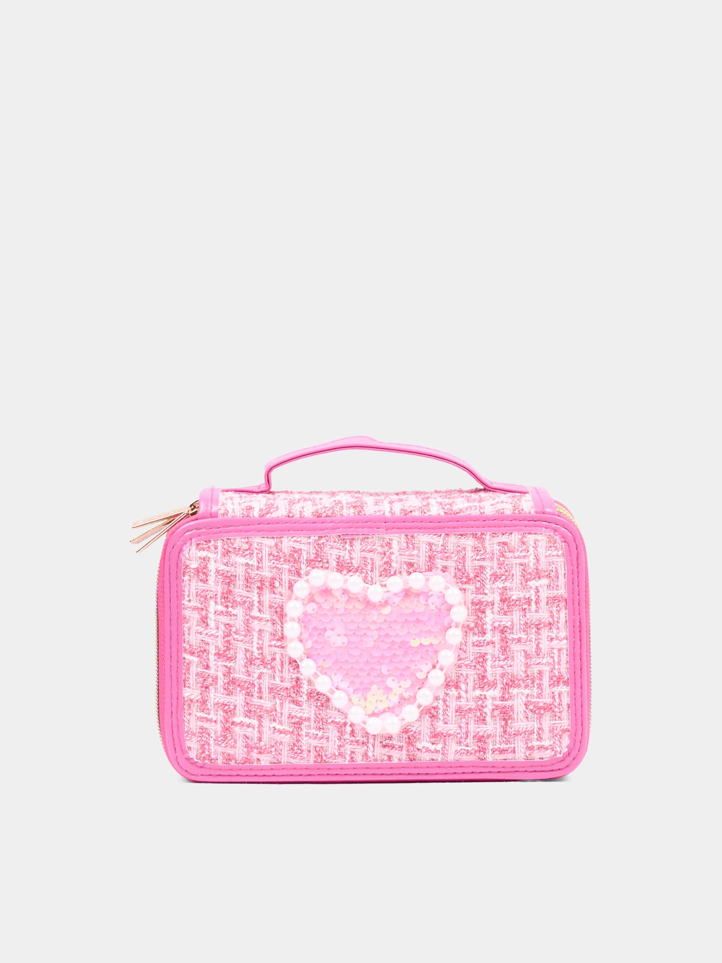 Astuccio fucsia per bambina con cuore,Girabrilla,19085 19087
