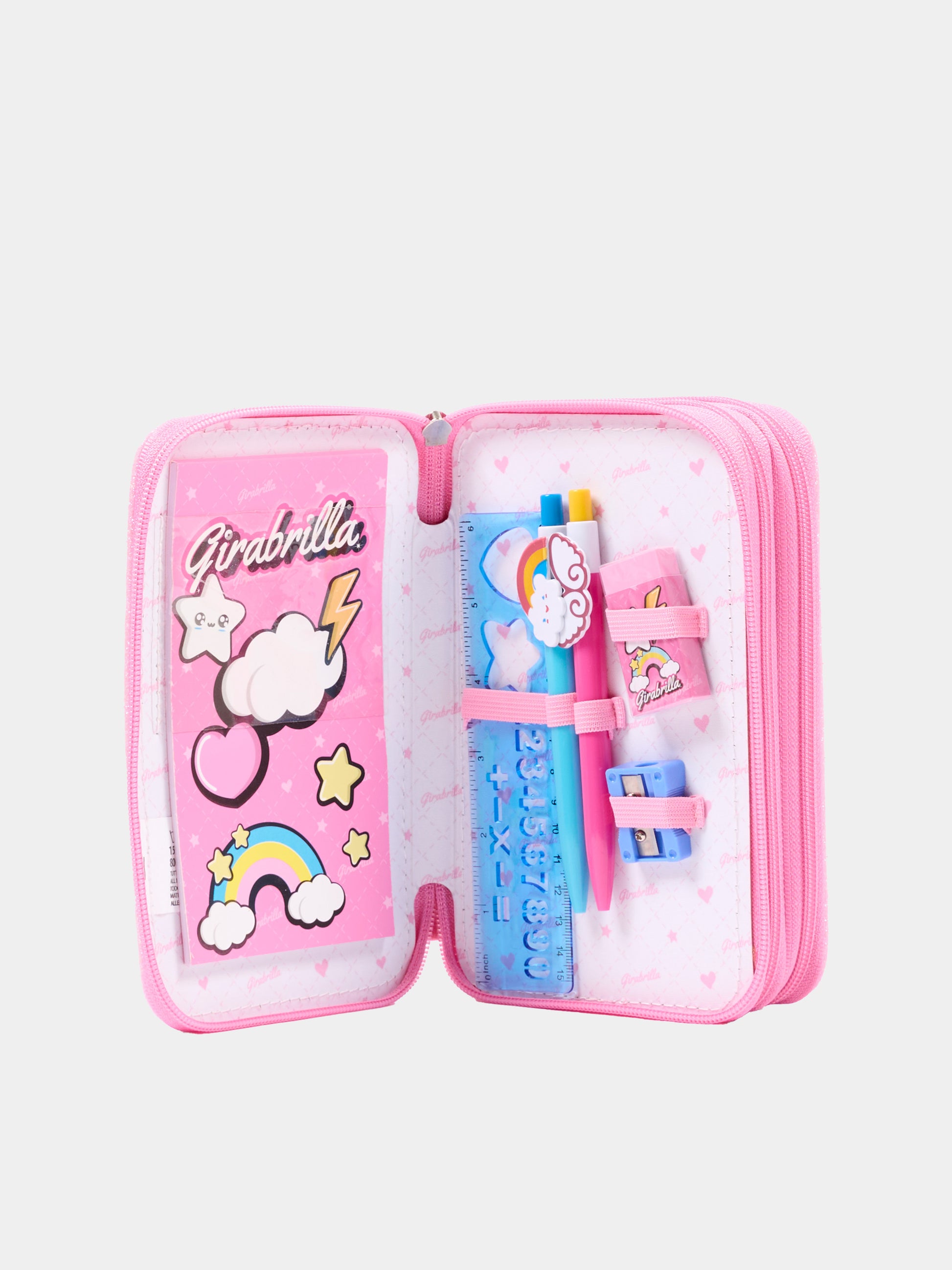 Astuccio fucsia per bambina con nuvole,Girabrilla,19116 19119