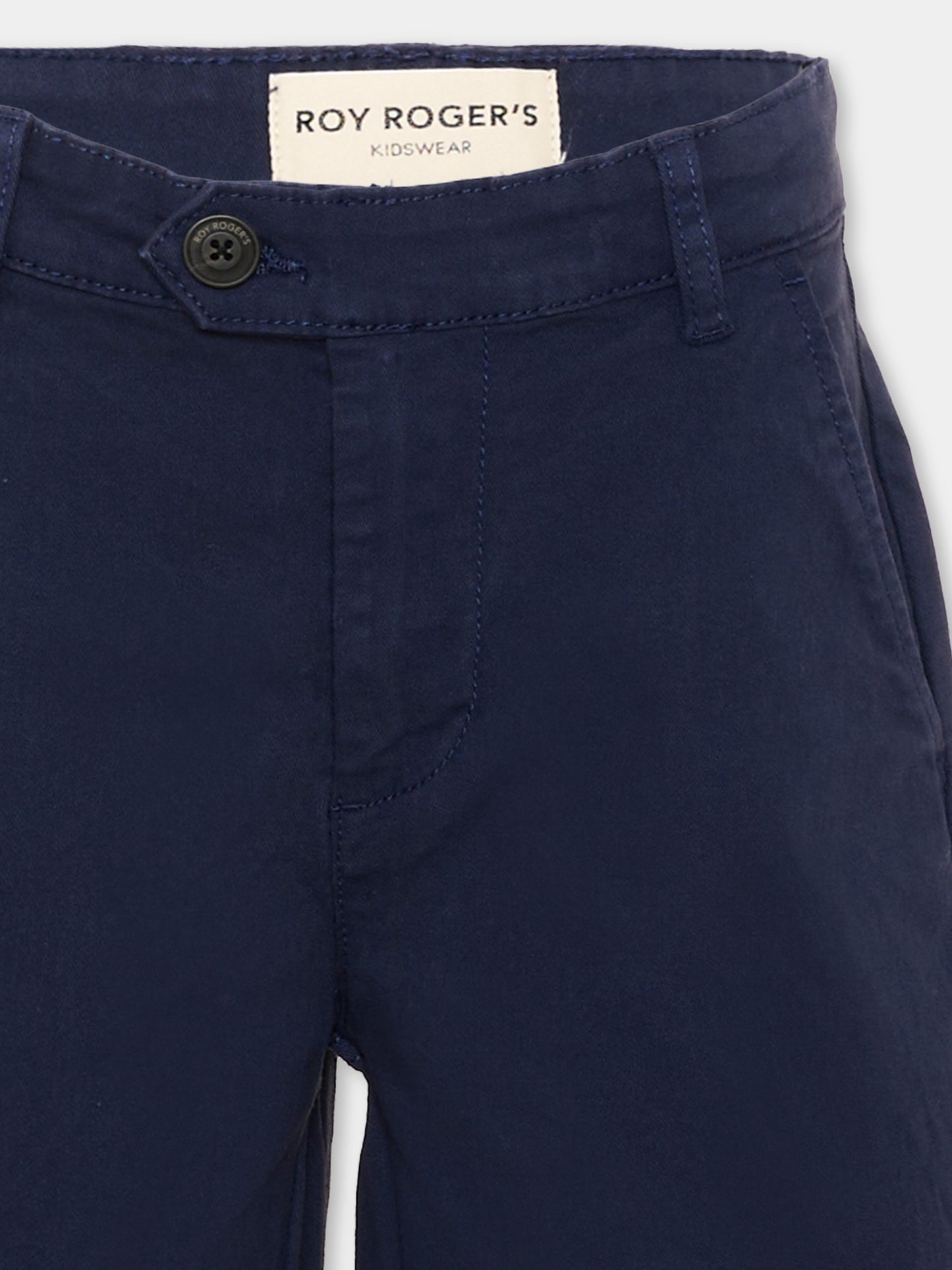 Pantaloni casual blu per bambino,Roy Roger's Kids,RG124 0 3854