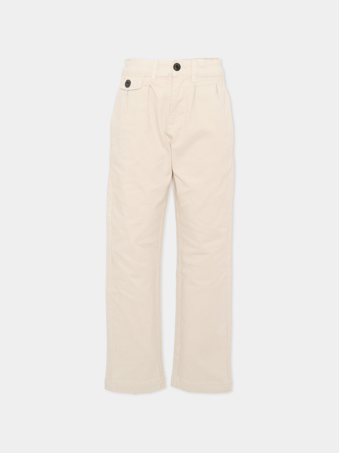 Pantalone beige per bambino,Roy Roger's Kids,RG131 0 421