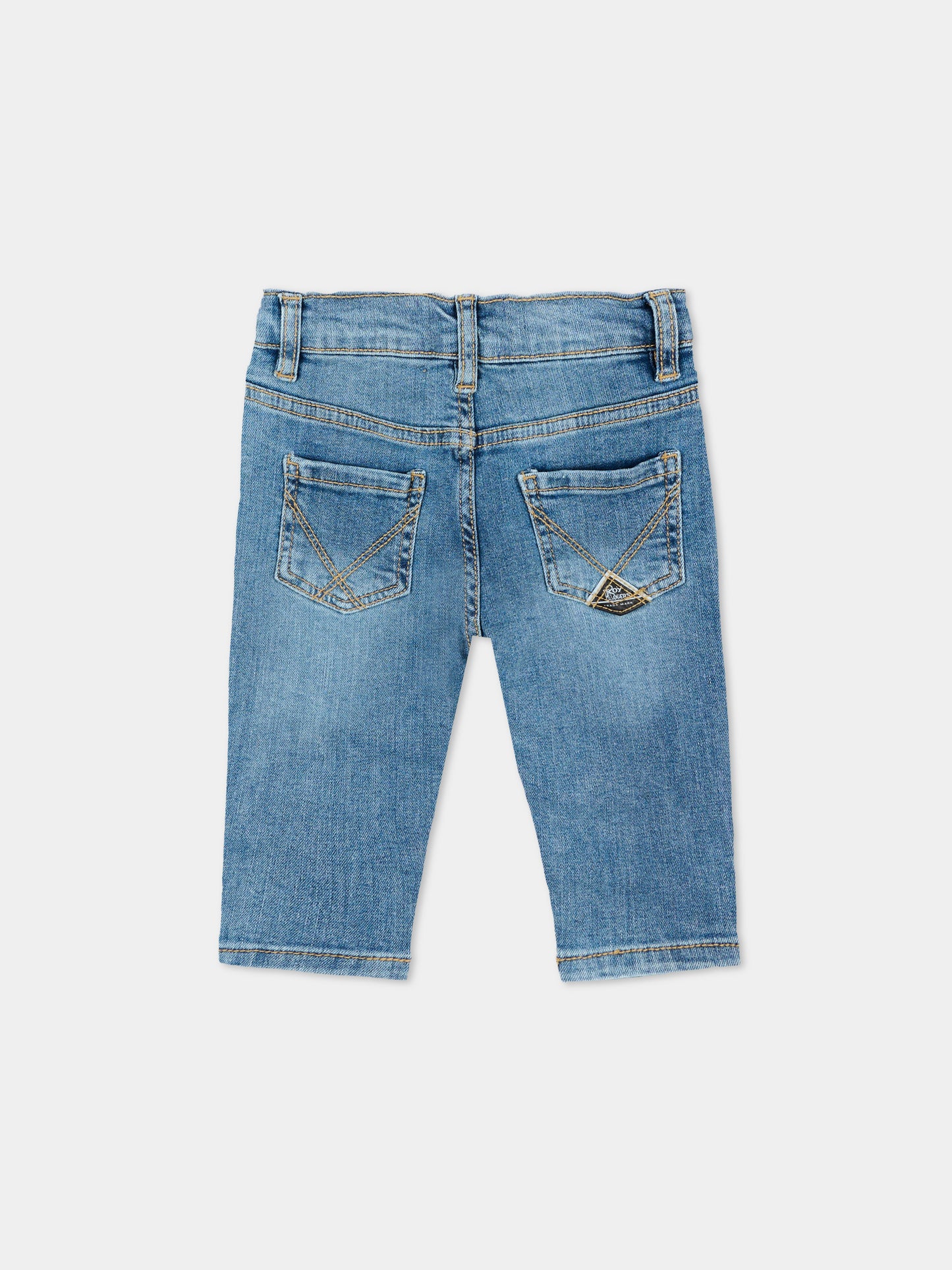 Jeans denim per neonato,Roy Roger's Kids,RG191 0 7028