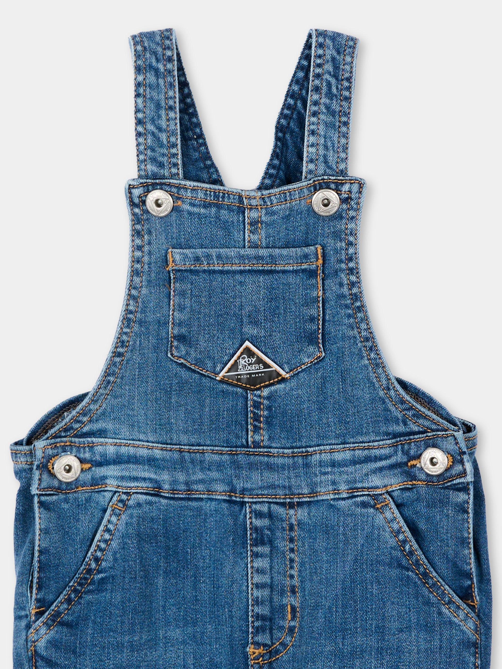 Salopette denim per neonato,Roy Roger's Kids,RG192 0 7028