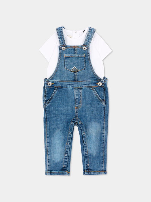 Salopette denim per neonato,Roy Roger's Kids,RG201 K1 113