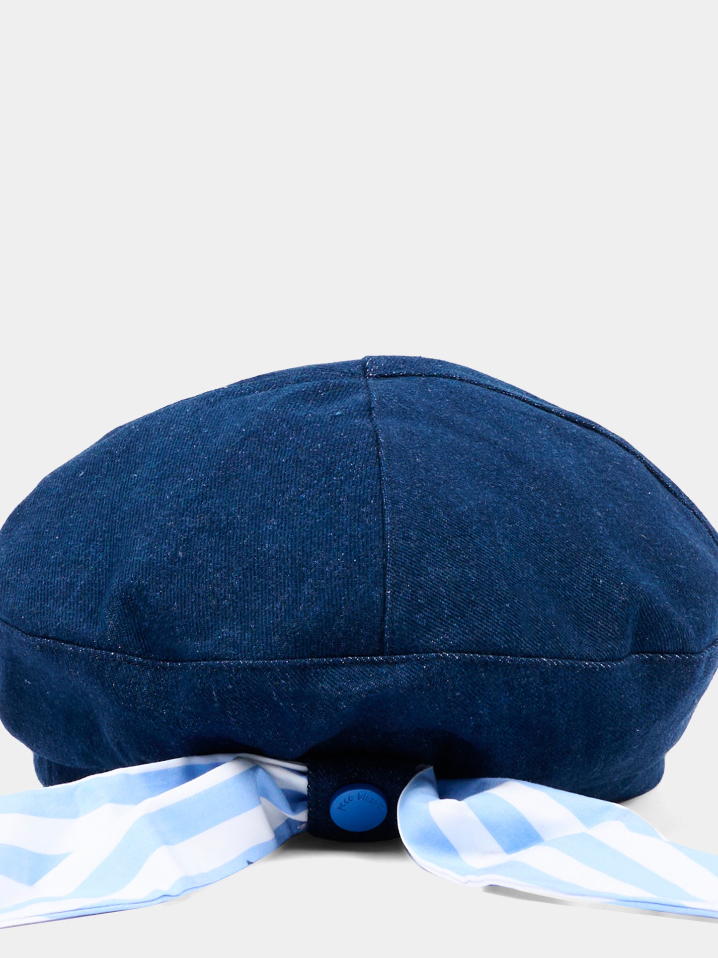 Cappello blu per bambina con fiocco,Poco Blush,SS262A06