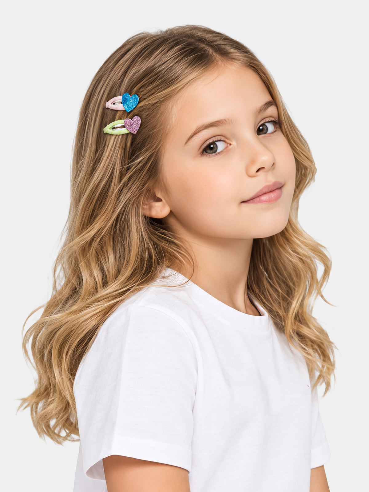 Set fermagli multicolor per bambina con cuori,Mimi & Lula,192035 38