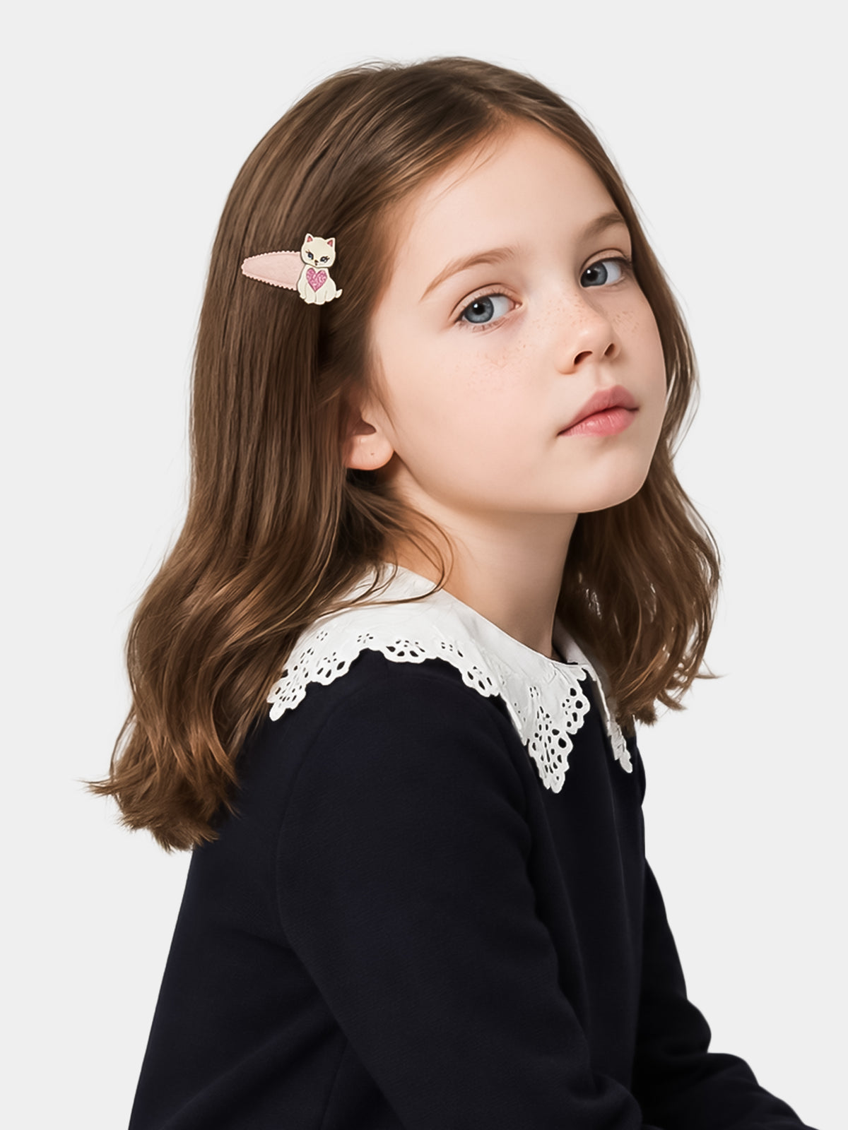 Set fermagli multicolor per bambina con gatti,Mimi & Lula,192048 47
