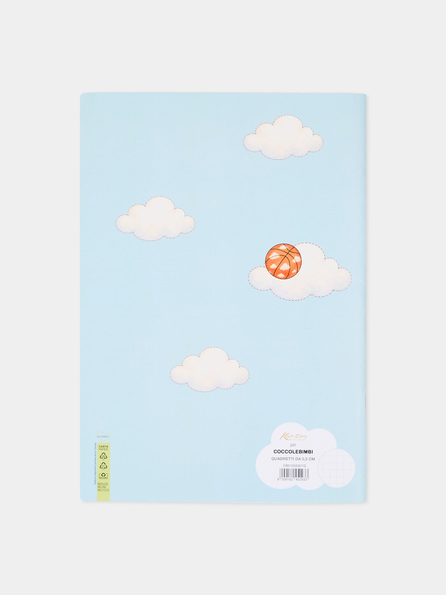 Quaderno celeste per bambini con cane,Kartos,CB01055301Q
