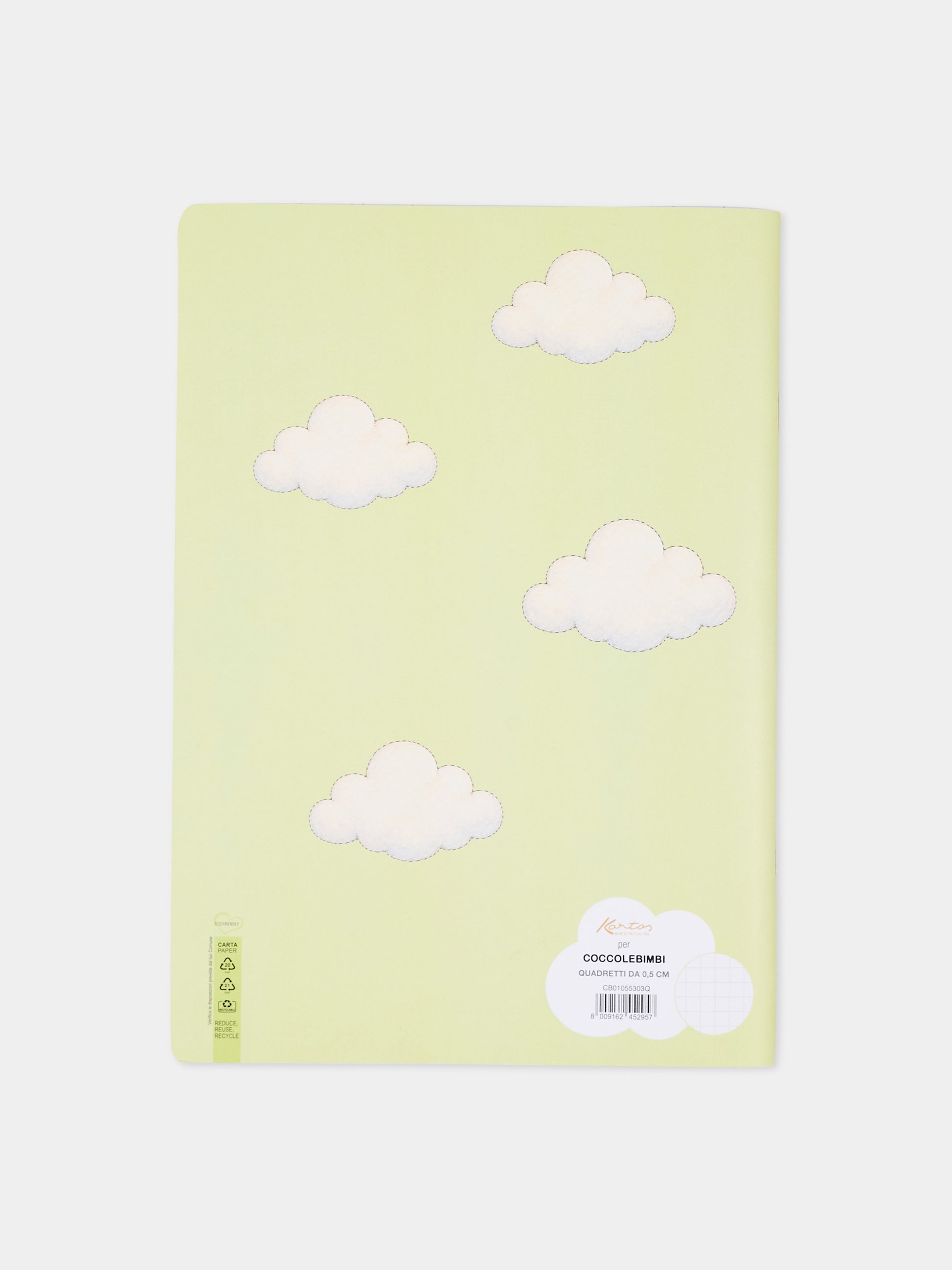 Quaderno verde per bambini con cani,Kartos,CB01055303Q