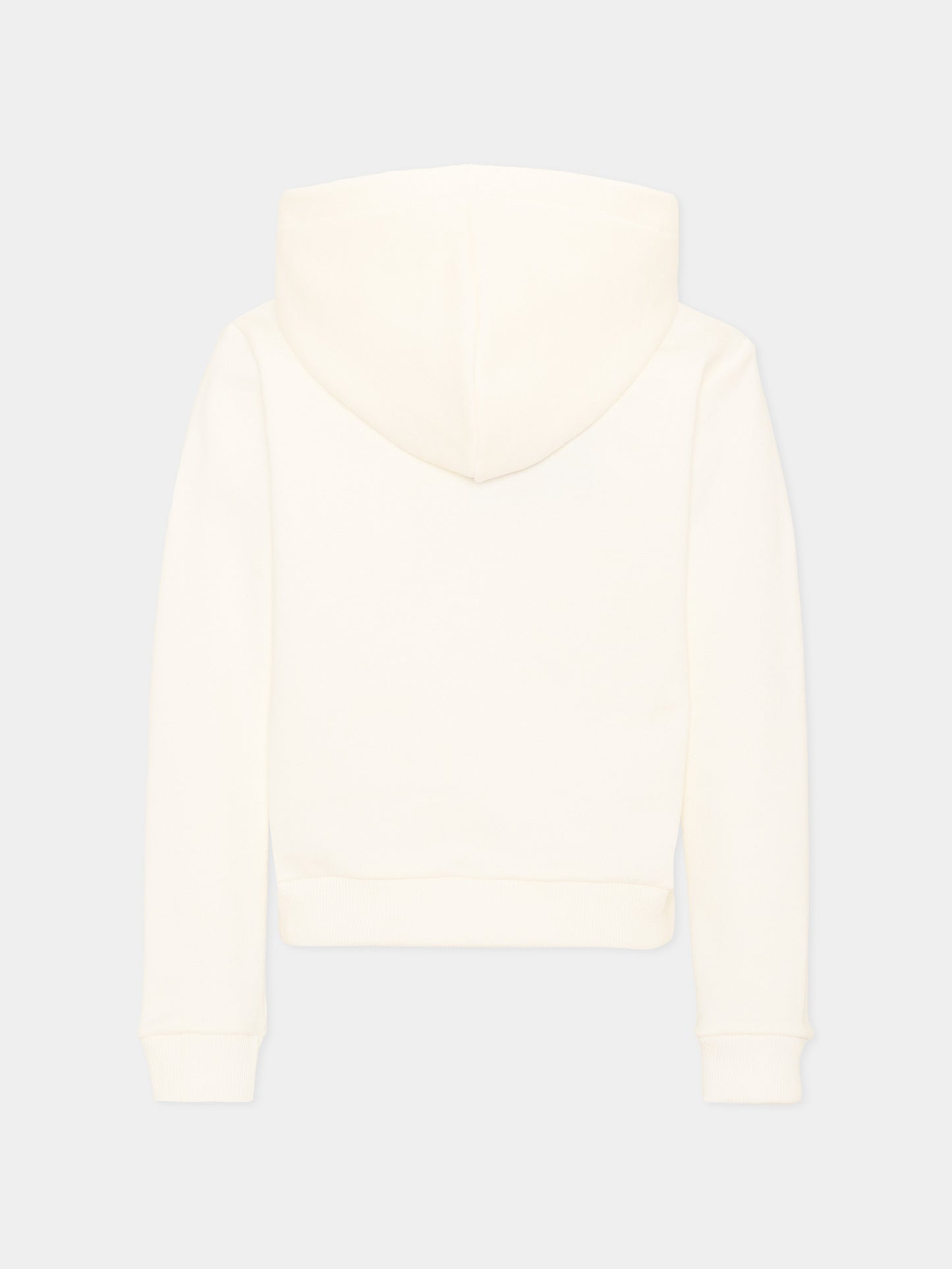 Felpa con cappuccio avorio con stampa,Pescheria Mon Amour X Coccolebimbi,PMAK HD006 CRM