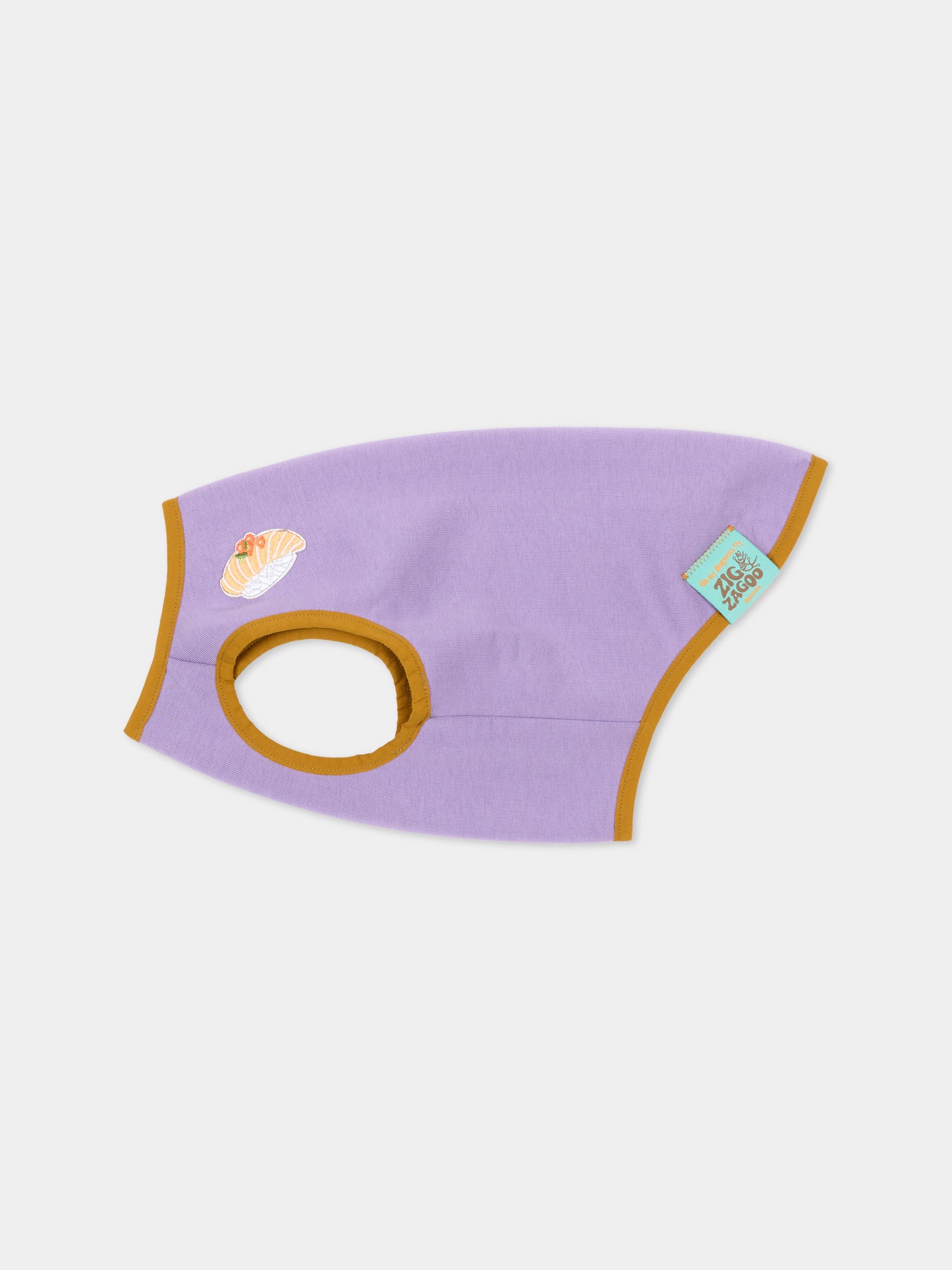 Tutina Ludovica per cani lilla con patch