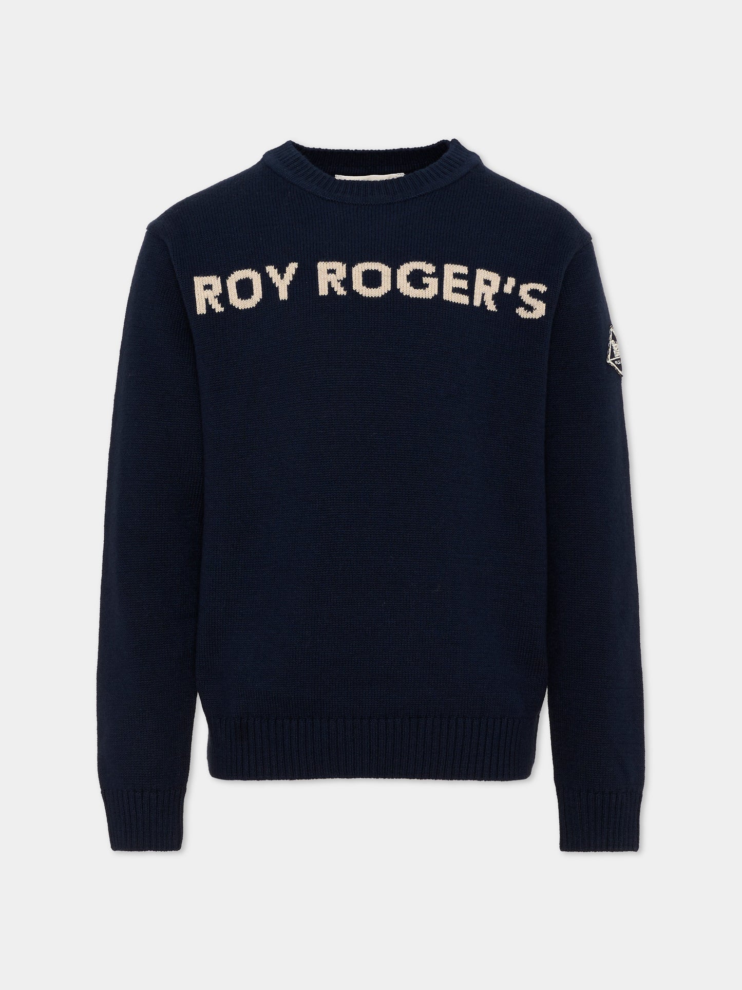 Maglione blu per bambino con logo,Roy Roger's Kids,R F107 00 3885
